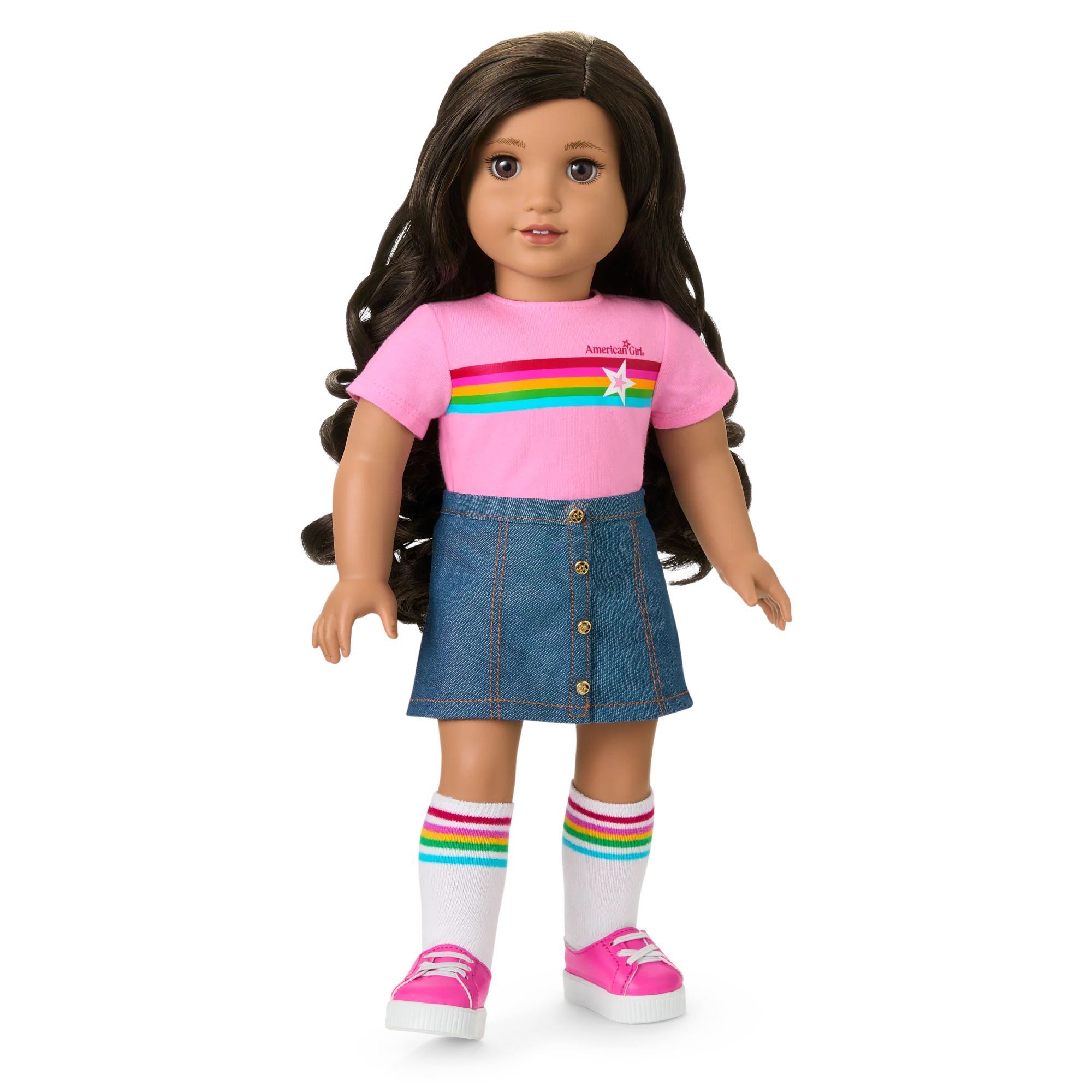 Truly Me™ 18-inch Doll #108 with curly black-brown hair 11 Truly Me™ 18-inch Doll #108 with curly black-brown hair