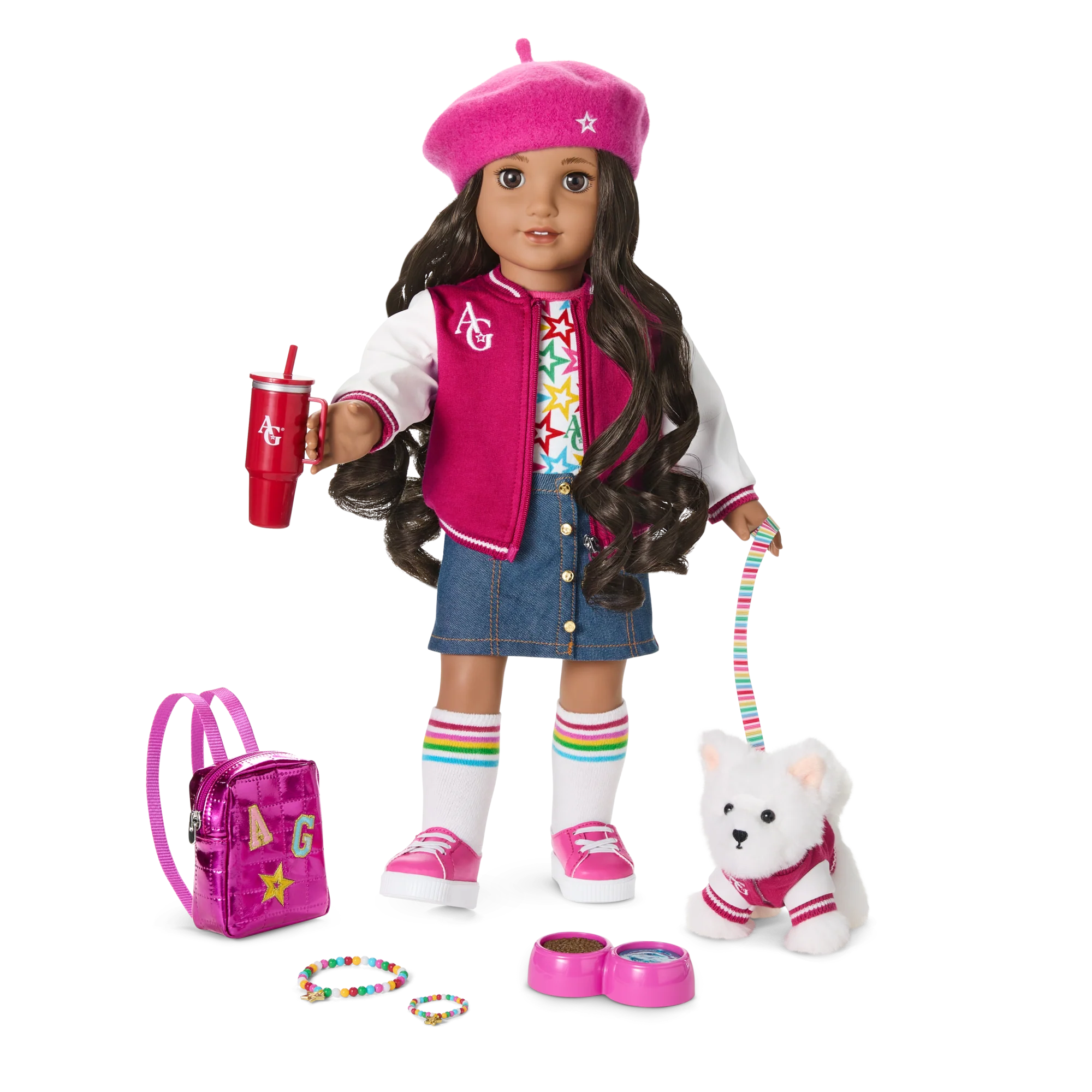 Truly Me™ 18-inch Doll #108 with curly black-brown hair 17 Truly Me™ 18-inch Doll #108 with curly black-brown hair