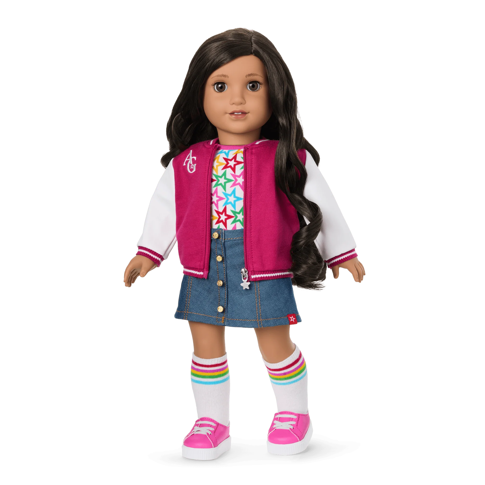 Truly Me™ 18-inch Doll #108 with curly black-brown hair 2 Truly Me™ 18-inch Doll #108 with curly black-brown hair