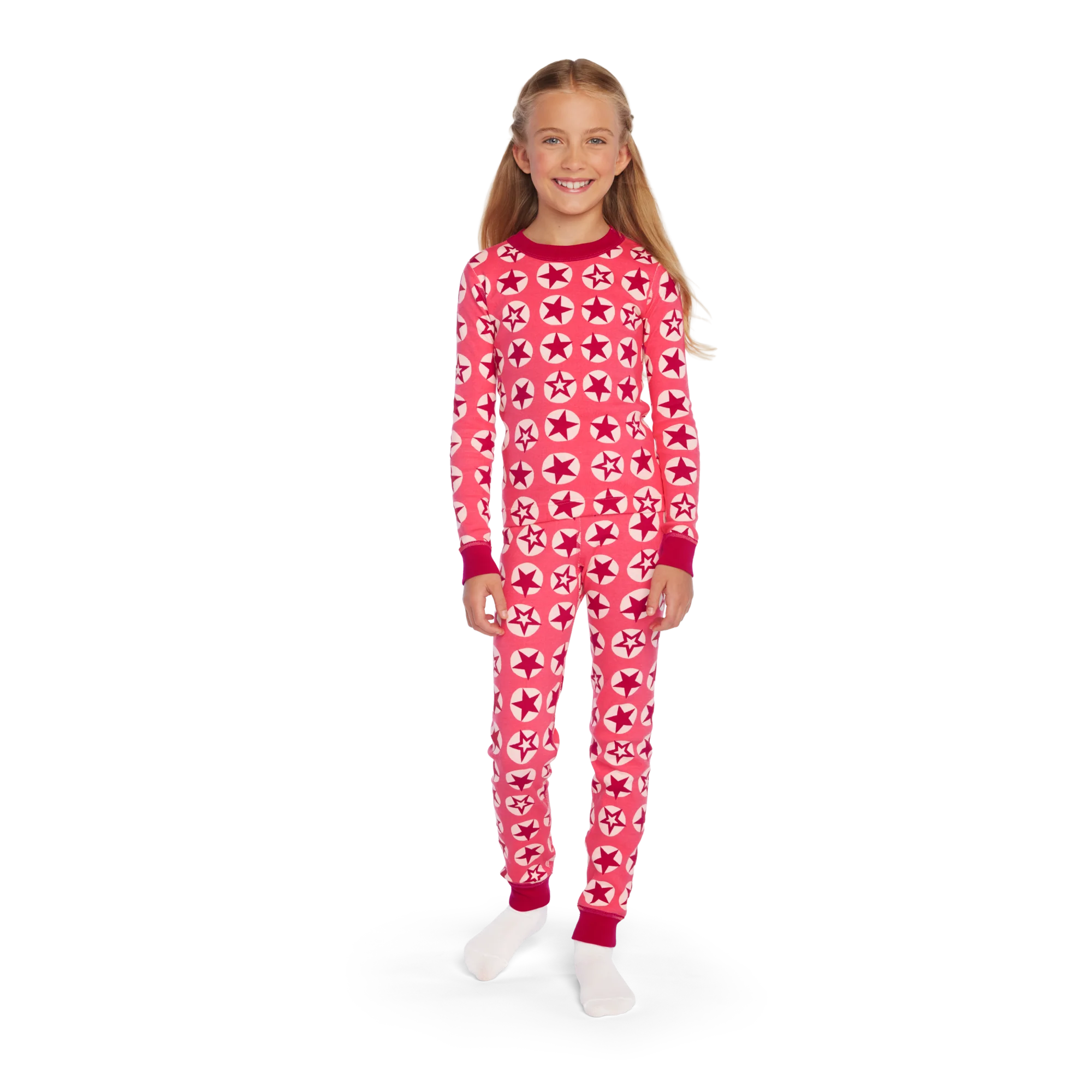 American Girl® x Hanna Andersson Berry Bright Stars Pajamas for Little Girls & Girls