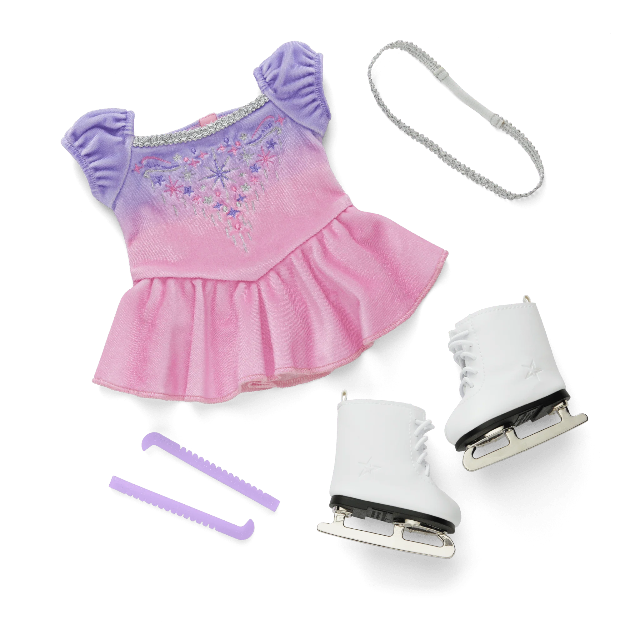 Spin in Style Figure-Skating Outfit for 18-inch Dolls