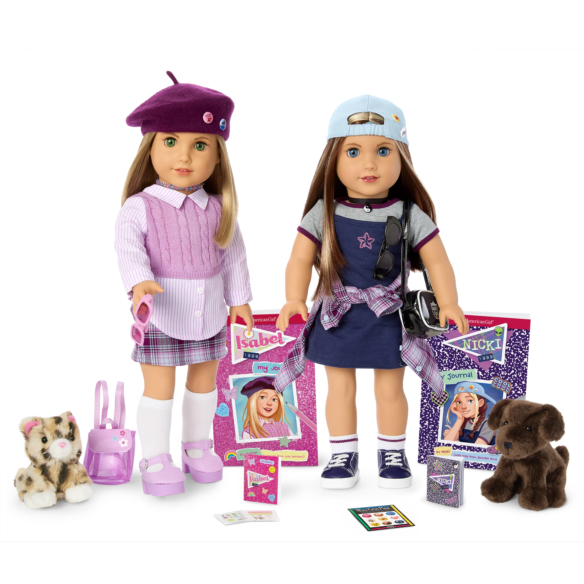 ’90s Twins Isabel™ & Nicki™ Gift Set (Historical Characters)