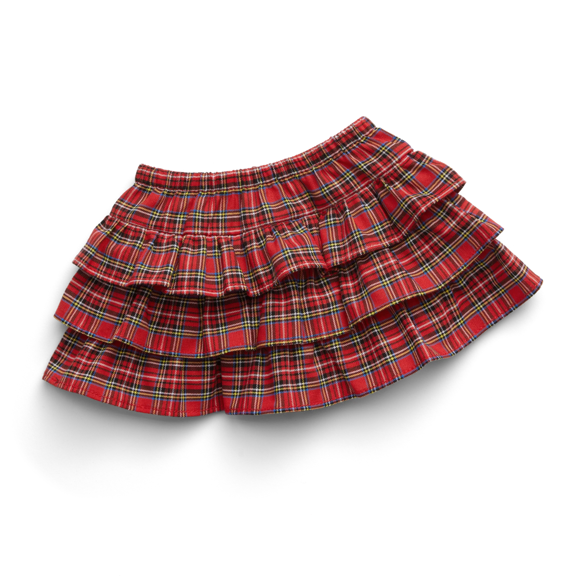 American Girl® x J.Crew Tiered Plaid Skirt for 18-inch Dolls