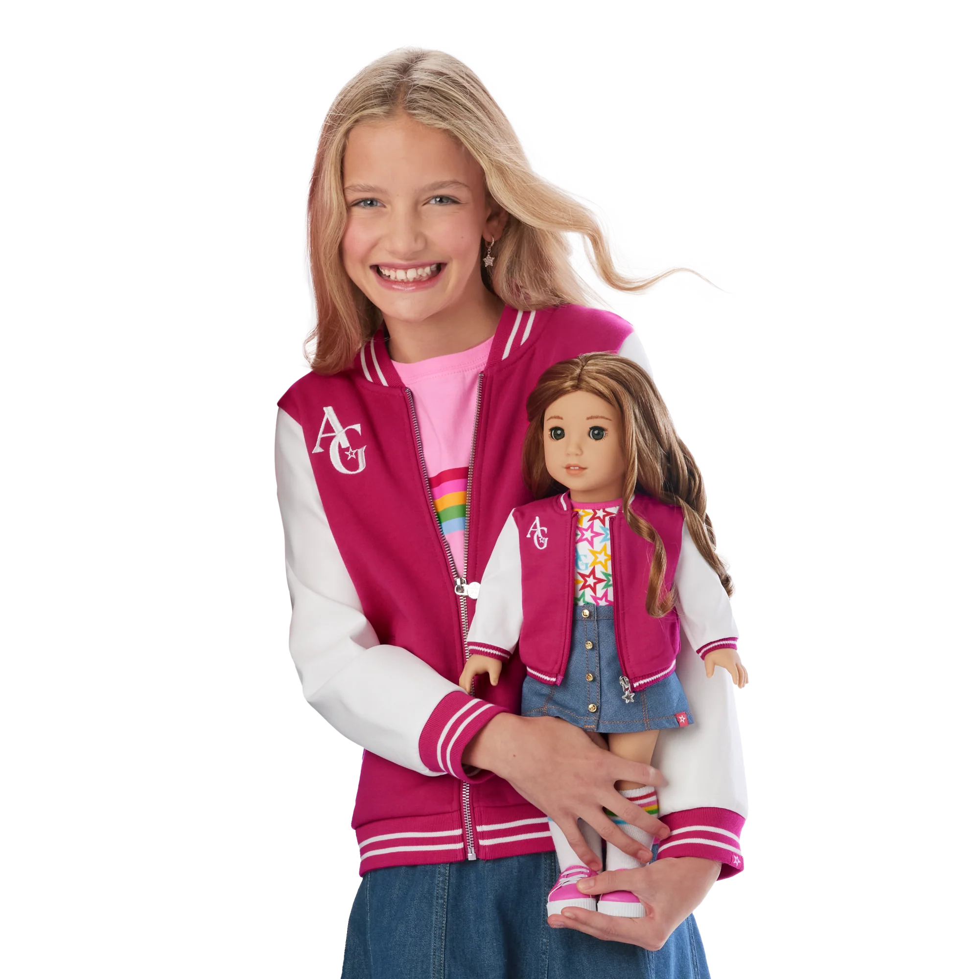 AG™ Star Squad Varsity Jacket for Girls & 18-inch Dolls