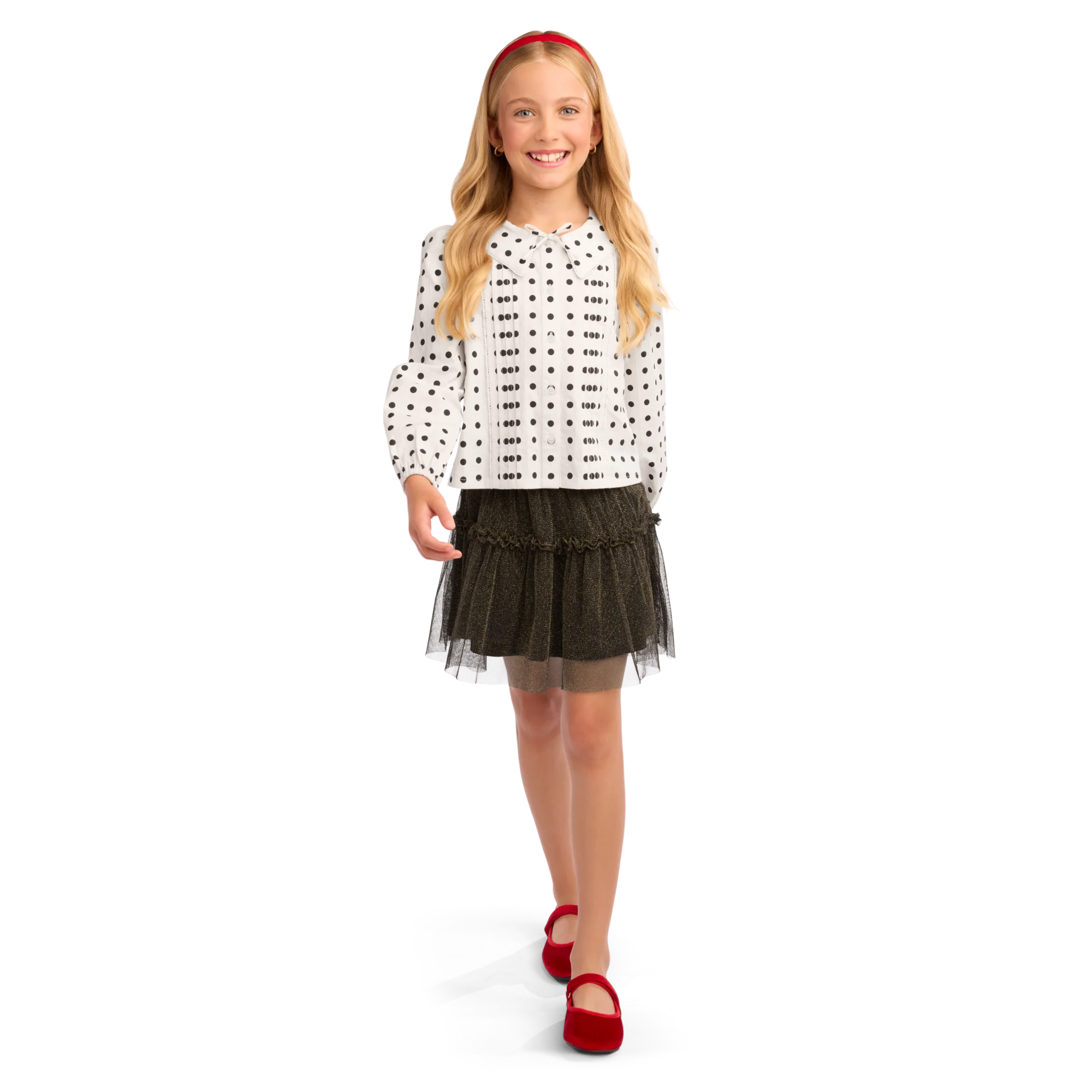 American Girl® x J.Crew Polka-Dot Top & Tulle Skirt Bundle for Girls