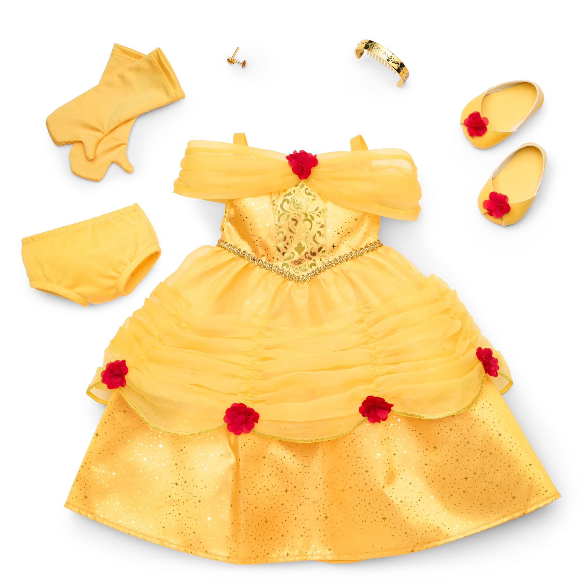 American Girl® Disney Princess Belle 18-inch Doll & Dress for Girls Bundle 3 American Girl® Disney Princess Belle 18-inch Doll & Dress for Girls Bundle