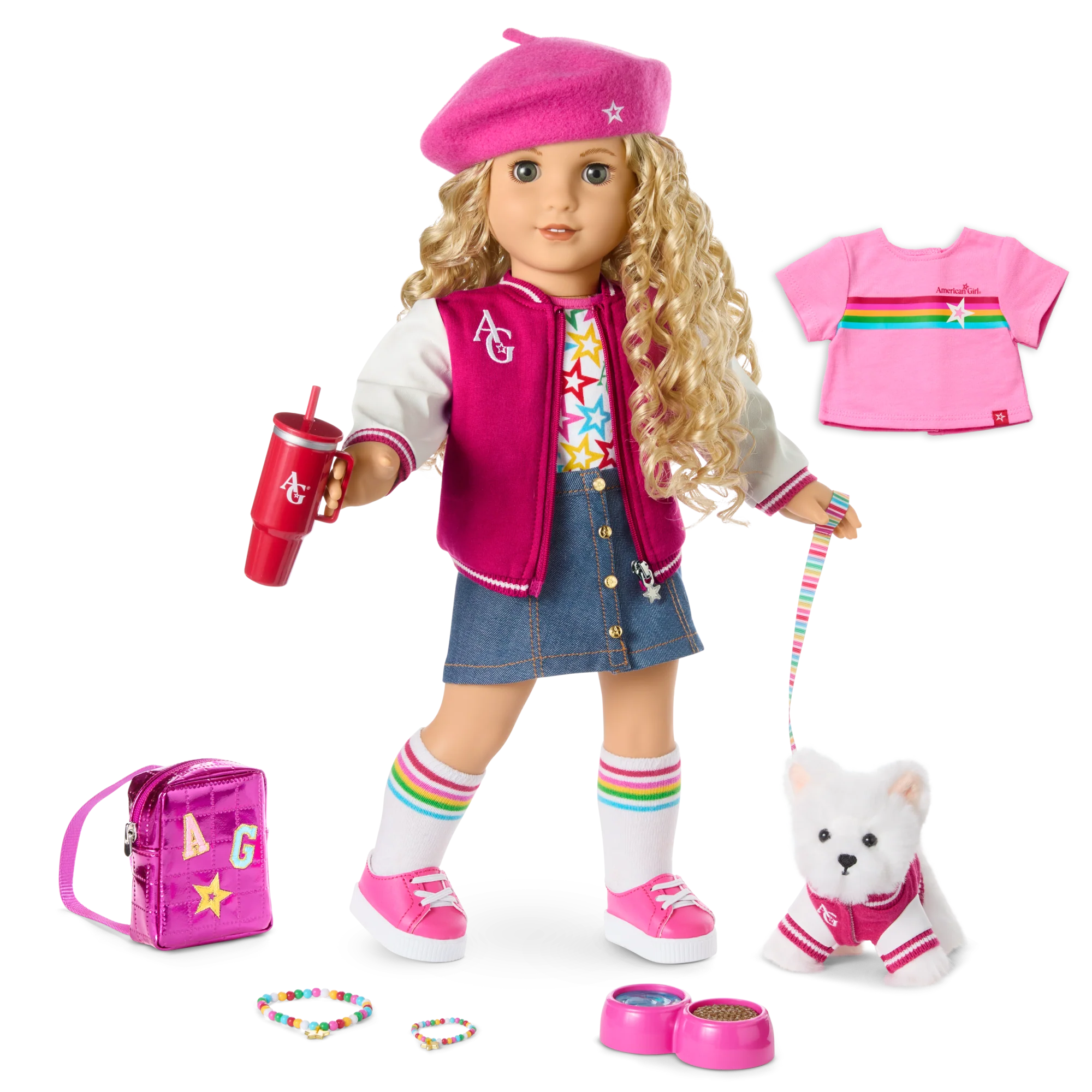 Truly Me™ 18-inch Doll #115, Puppy, Mini Backpack & Accessories AG™ Star Squad Bundle 1 Truly Me™ 18-inch Doll #115, Puppy, Mini Backpack & Accessories AG™ Star Squad Bundle