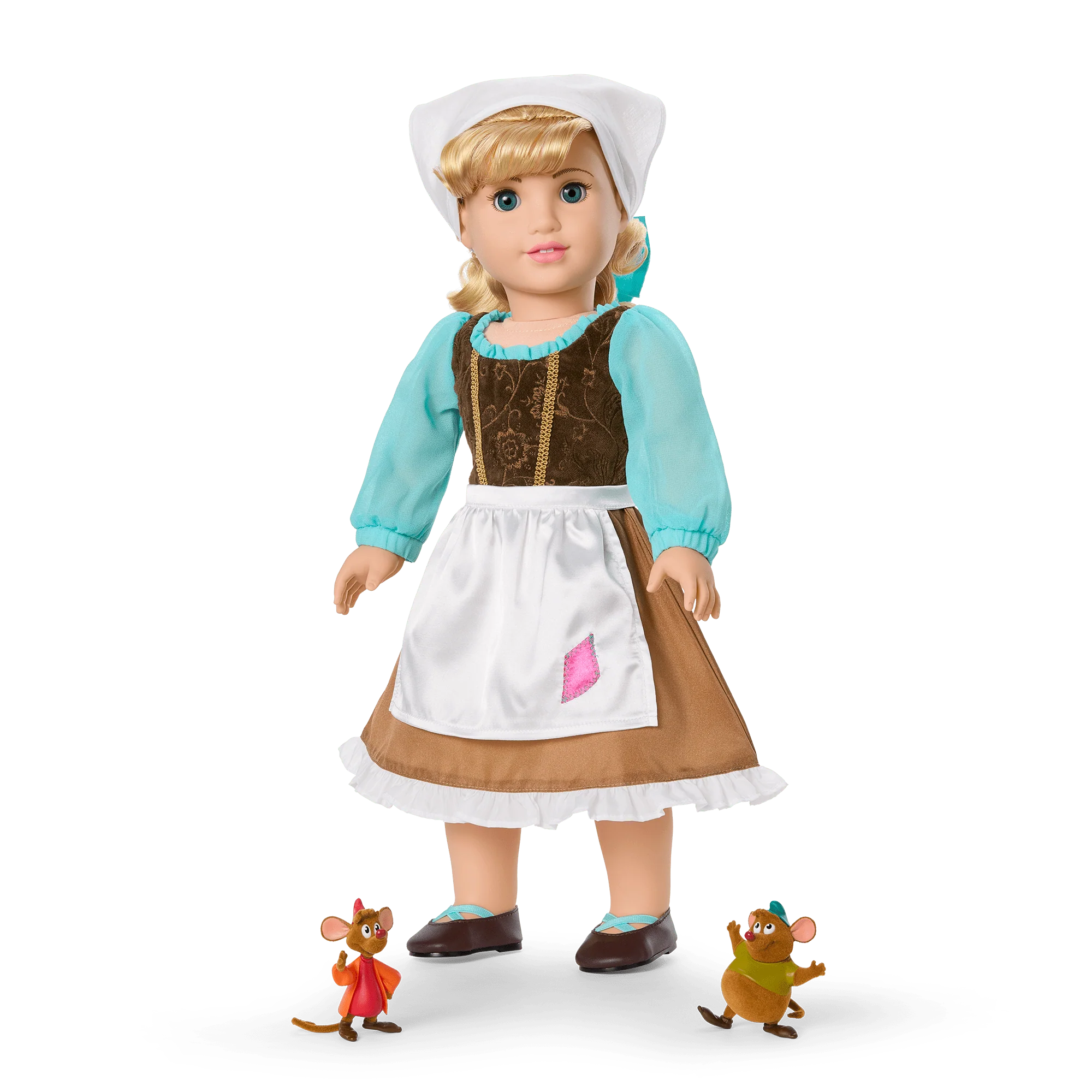 American Girl® Disney Princess Cinderella Day Dress, Friends & Accessories for 18-inch Dolls 2 American Girl® Disney Princess Cinderella Day Dress, Friends & Accessories for 18-inch Dolls