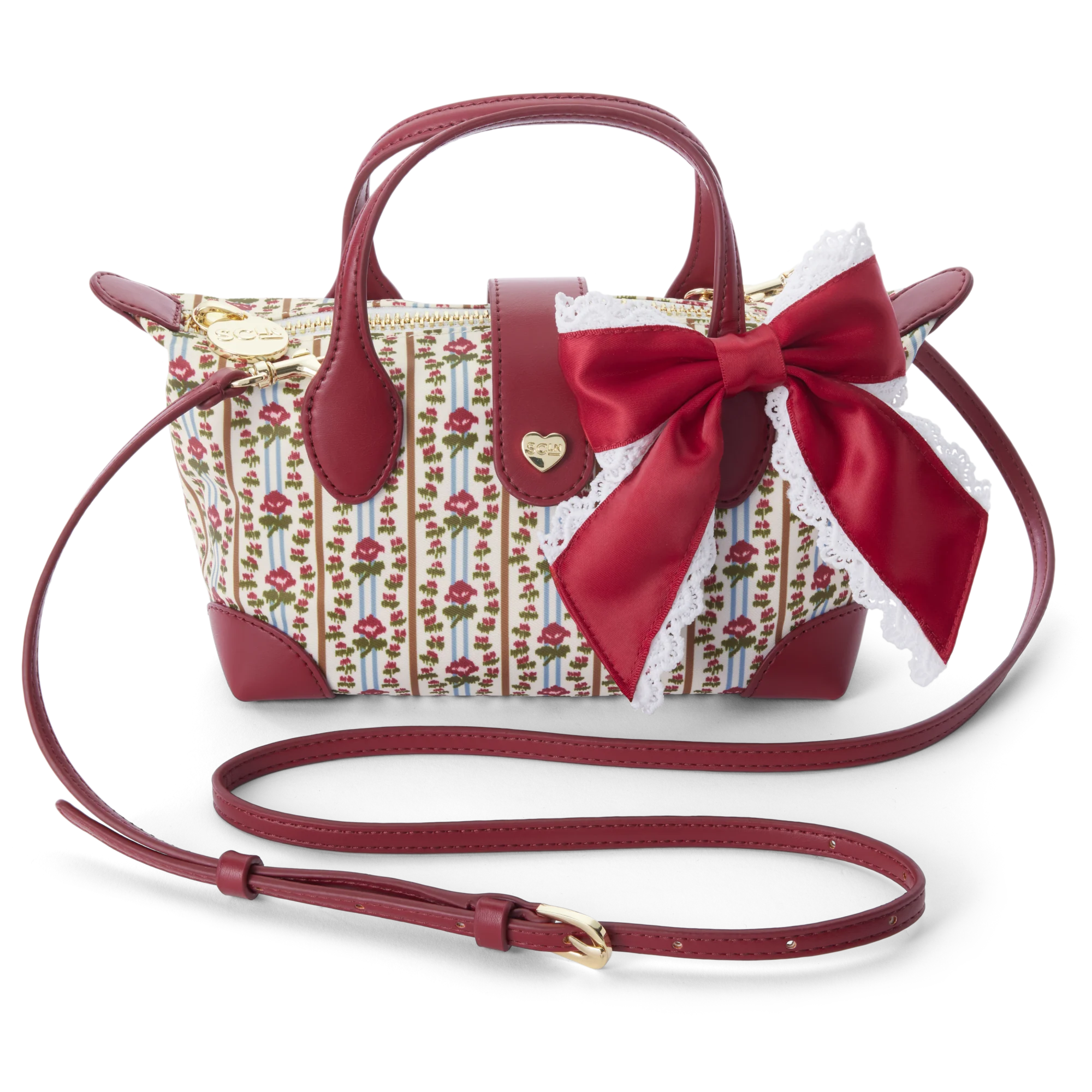 American Girl® x Stoney Clover Lane™ Pouchette Crossbody Bag (Felicity Merriman™ Print) 1 American Girl® x Stoney Clover Lane™ Pouchette Crossbody Bag (Felicity Merriman™ Print)