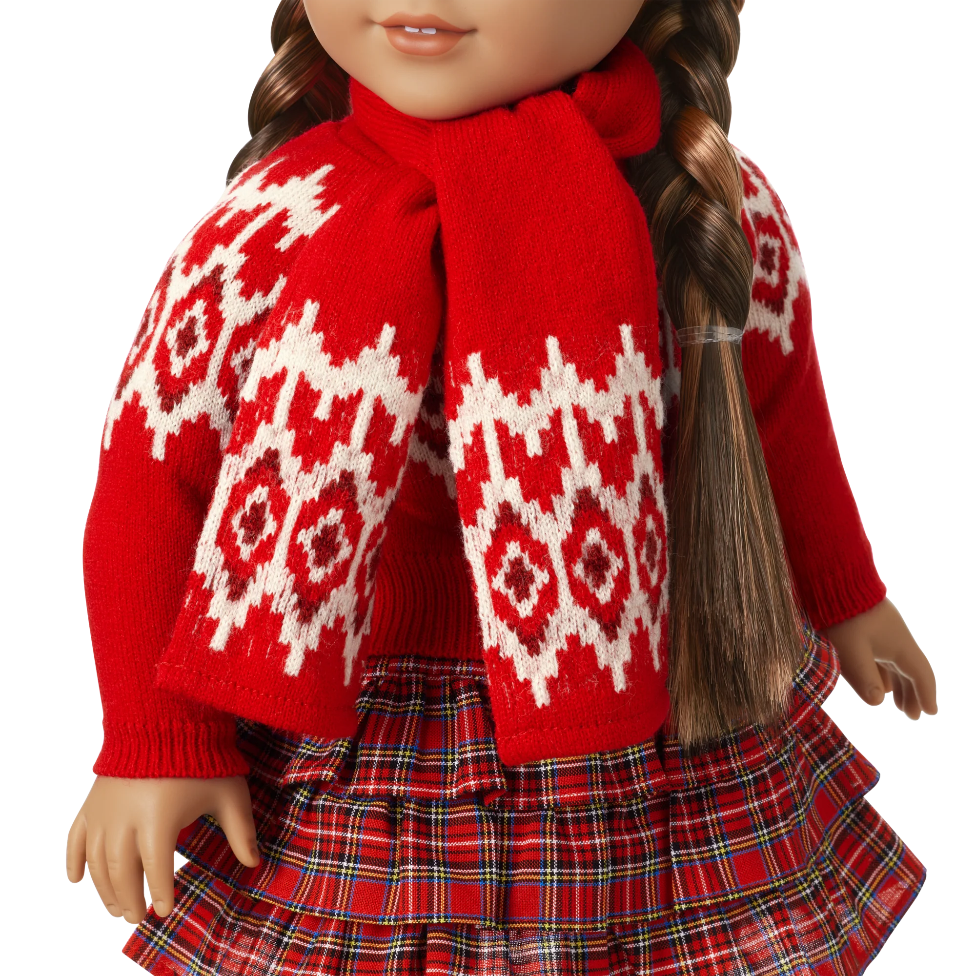 American Girl® x J.Crew Fair Isle Hearts Sweater & Plaid Skirt Bundle for 18-inch Dolls 4 American Girl® x J.Crew Fair Isle Hearts Sweater & Plaid Skirt Bundle for 18-inch Dolls
