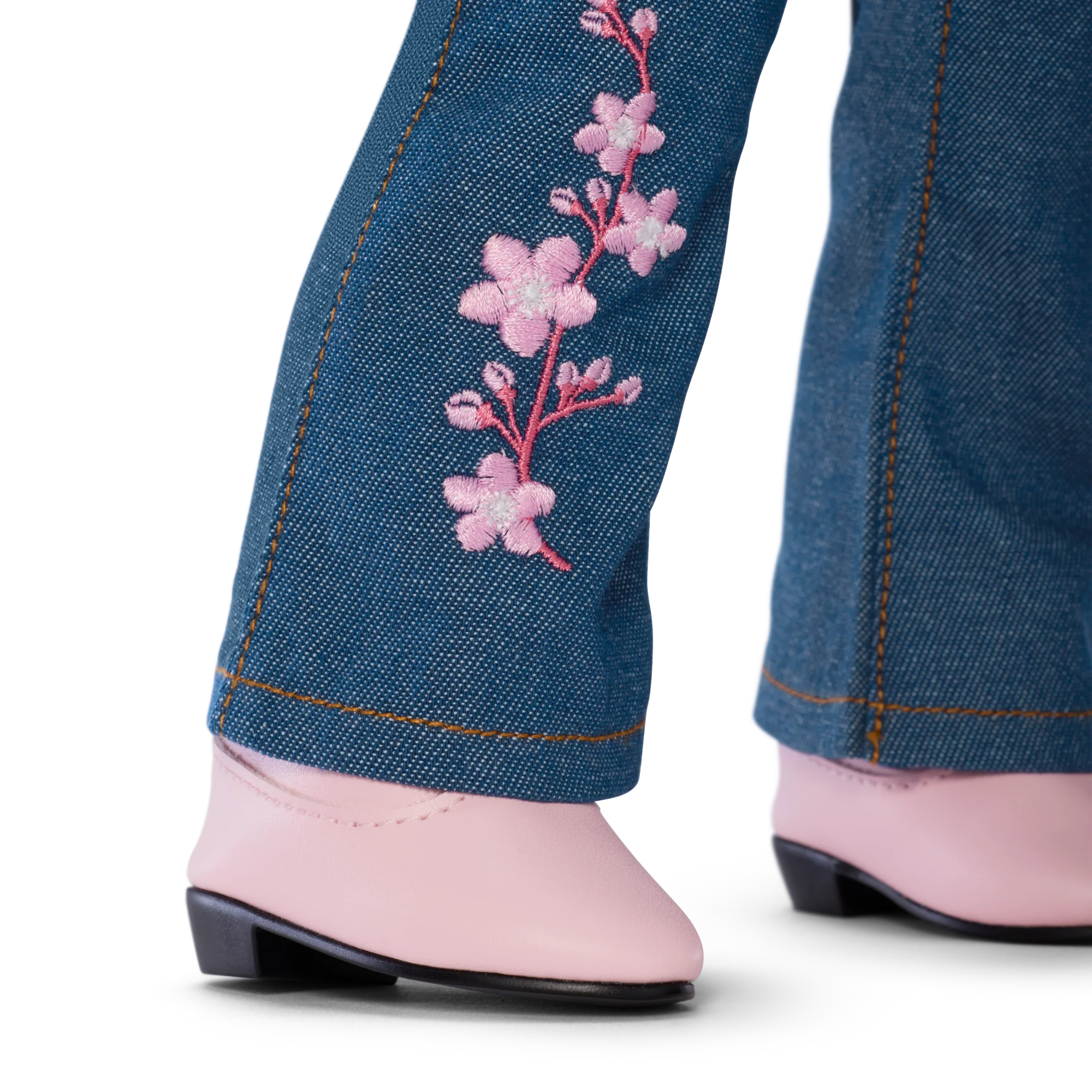 AG™ x Harlem’s Fashion Row Cherry Blossom Couture Embroidered Jean Set for 18-inch Dolls 5 AG™ x Harlem’s Fashion Row Cherry Blossom Couture Embroidered Jean Set for 18-inch Dolls