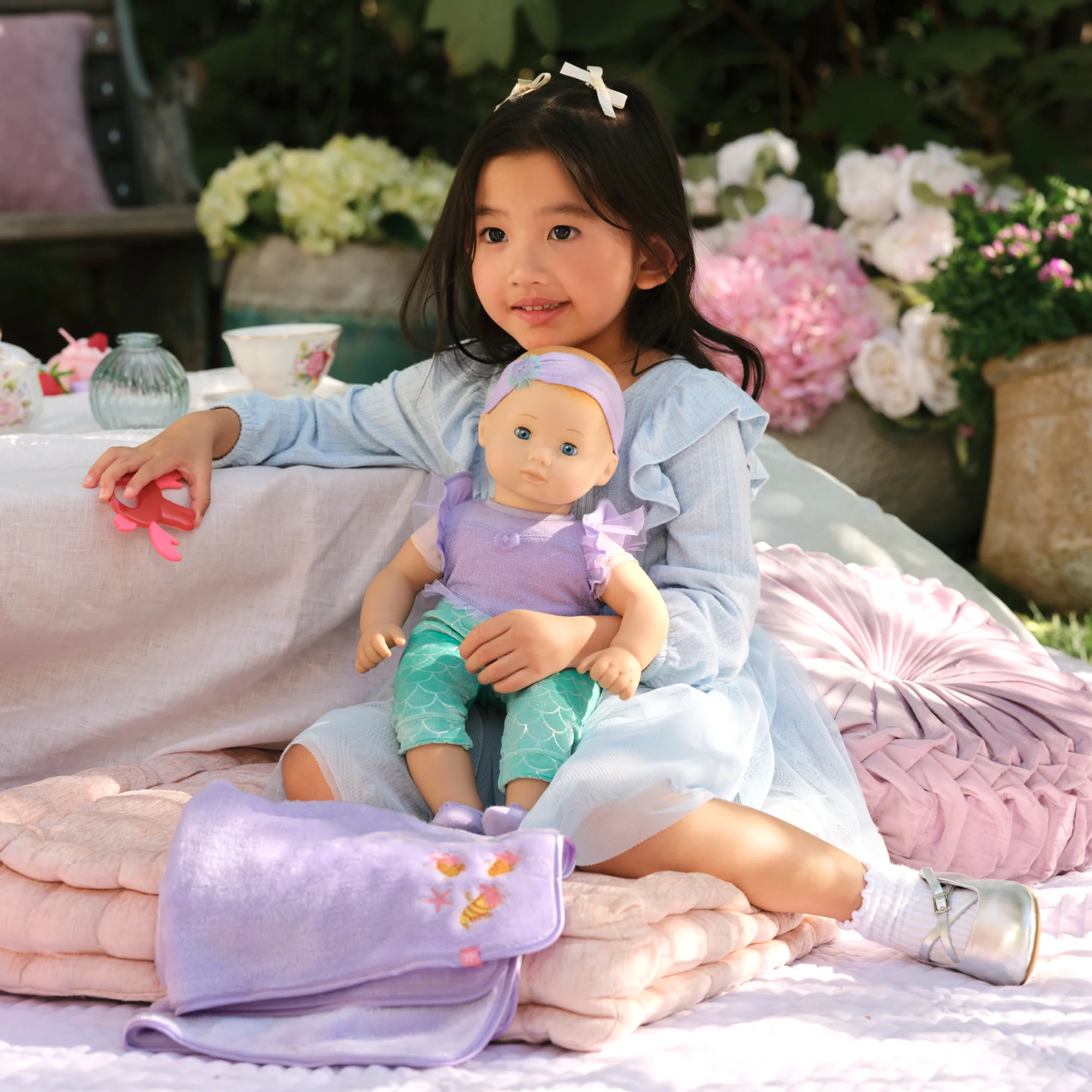 Disney Princess Ariel Cuddle & Care Set with Bitty Baby® Doll by American Girl® 13 Disney Princess Ariel Cuddle & Care Set with Bitty Baby® Doll by American Girl®