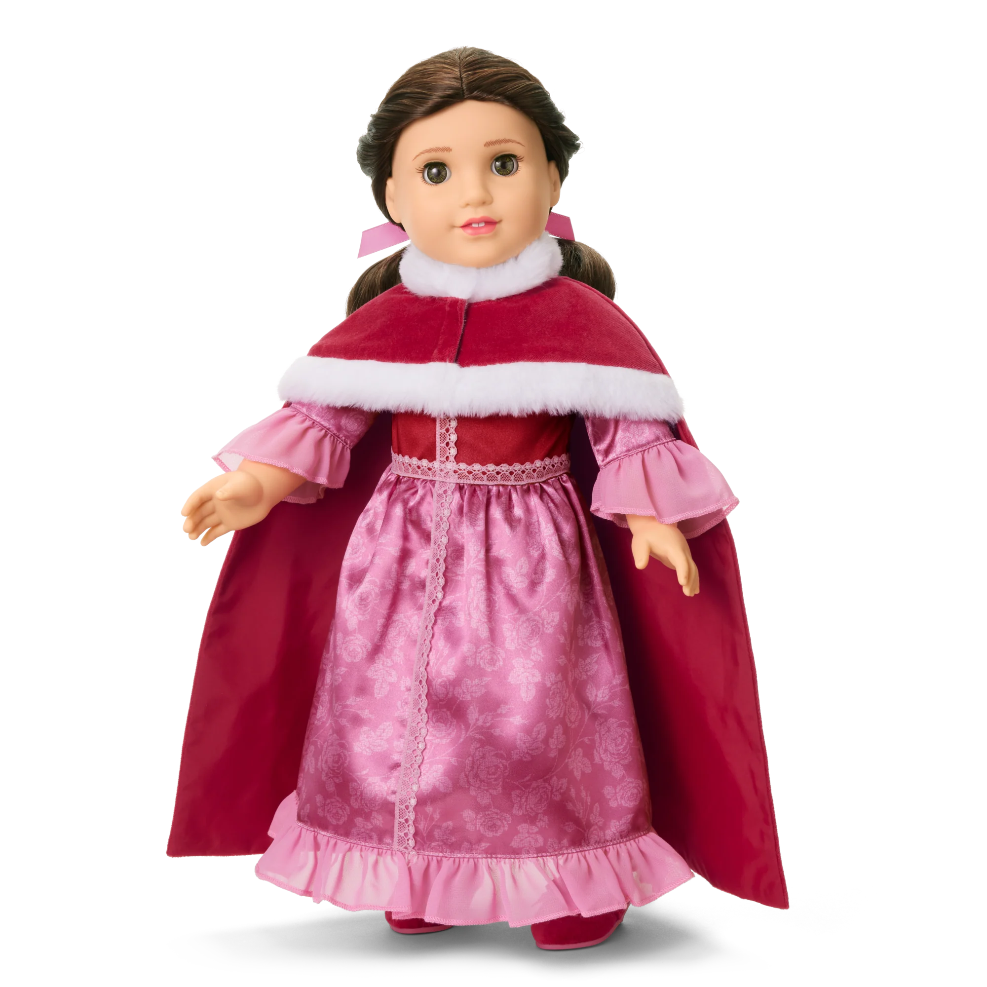 Disney Princess Belle Winter Dress & Cape Outfit for 18-inch Dolls by American Girl® 2 Disney Princess Belle Winter Dress & Cape Outfit for 18-inch Dolls by American Girl®