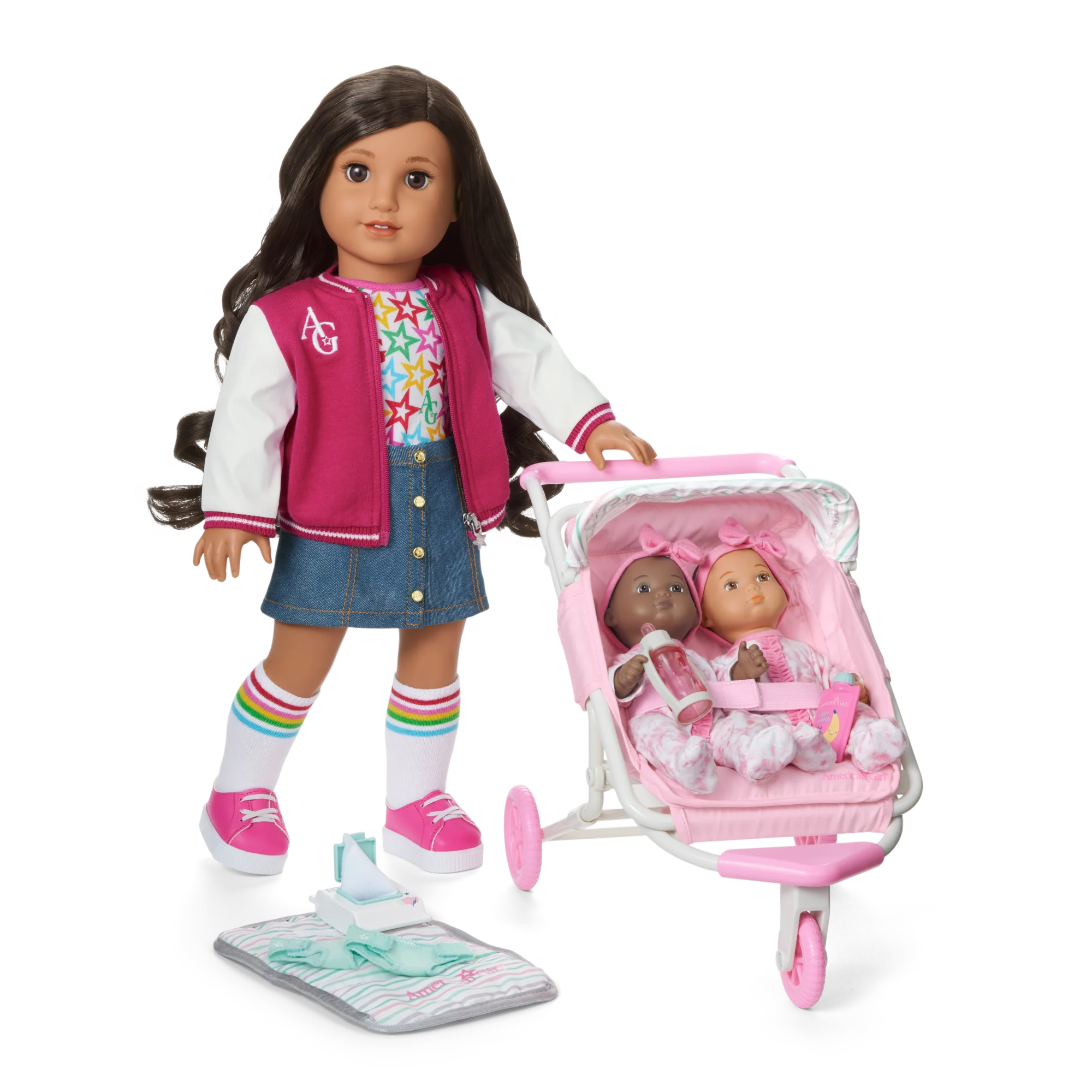 Little Bitty Baby™ Double Stroller Set for 7.75-inch Dolls