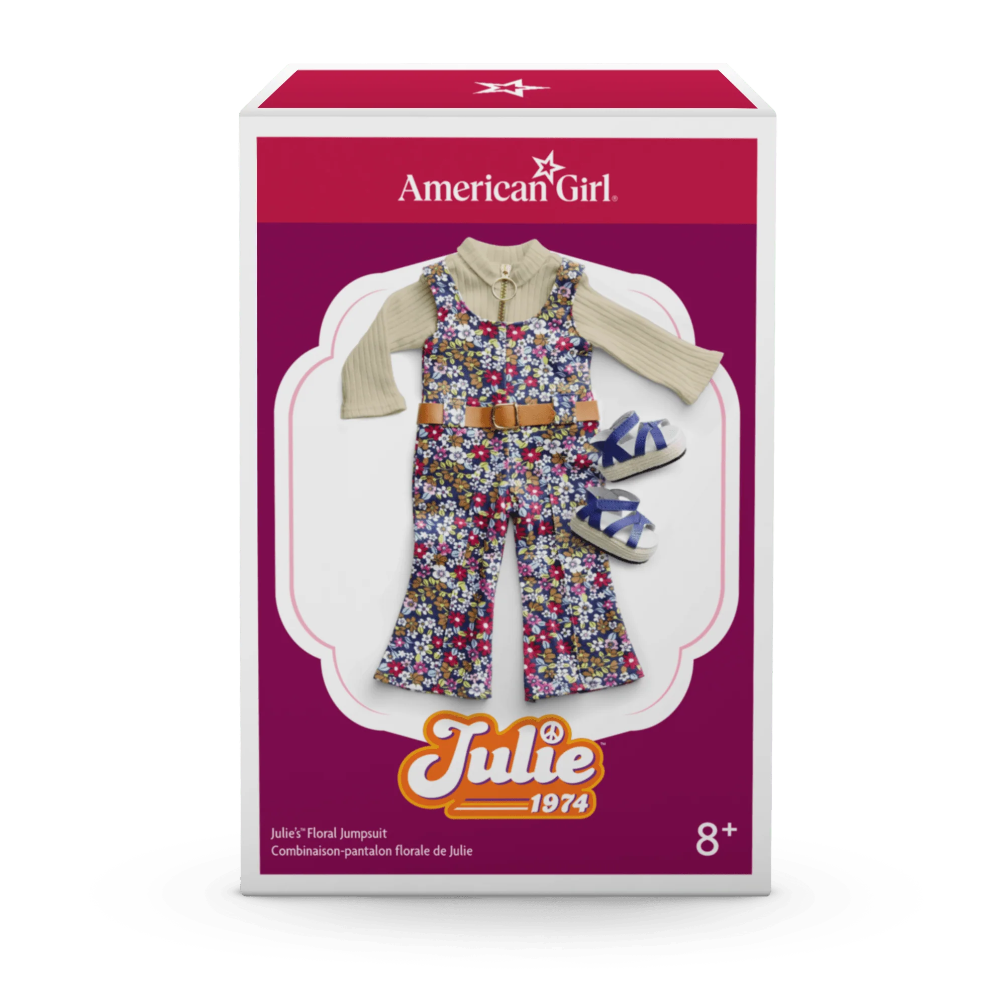 Julie’s™ Floral Jumpsuit for 18-inch Dolls (Historical Characters) 7 Julie’s™ Floral Jumpsuit for 18-inch Dolls (Historical Characters)