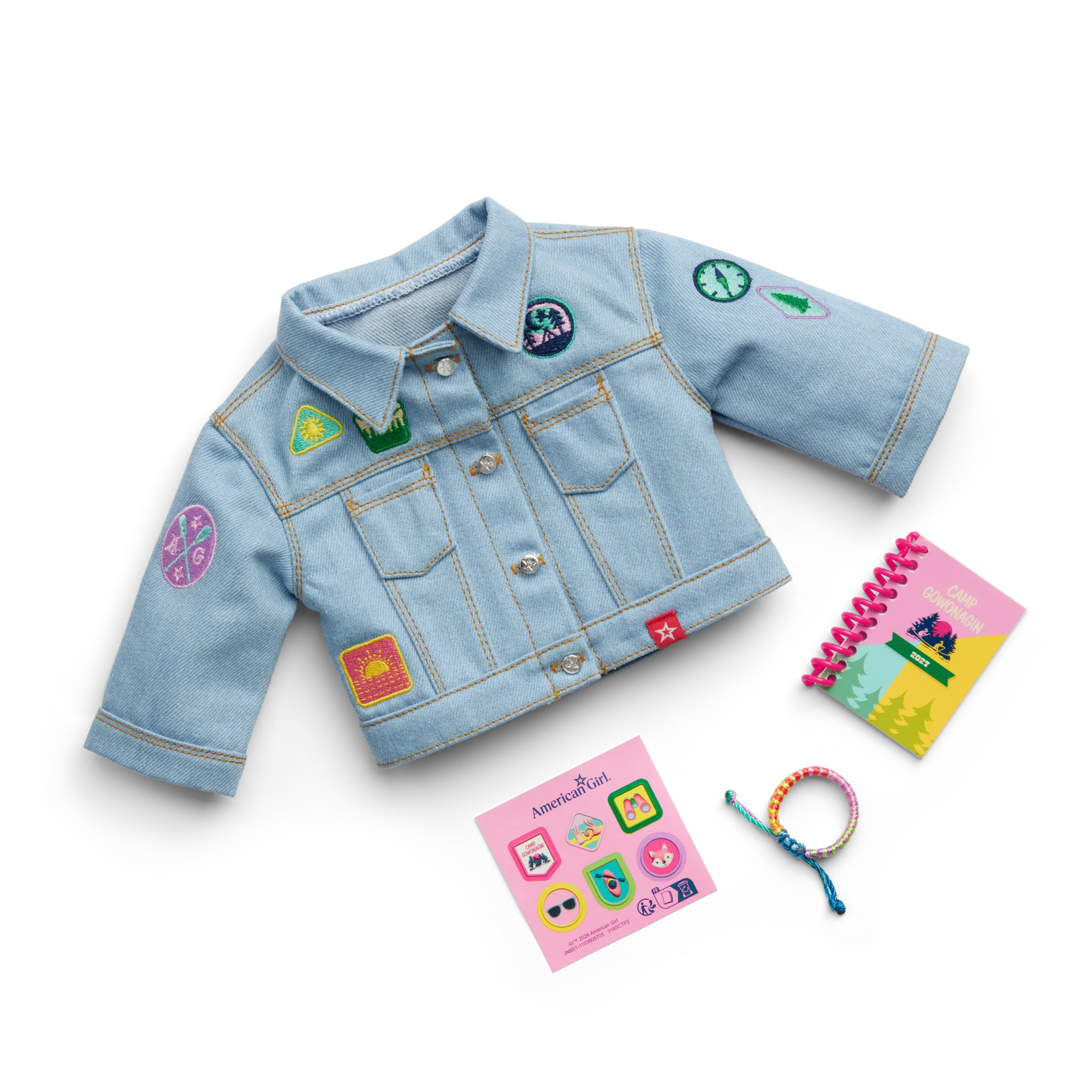 Daisy Davenport’s™ Jean Jacket & Accessories for 18-inch Dolls (Girl of the Year™ 2027)