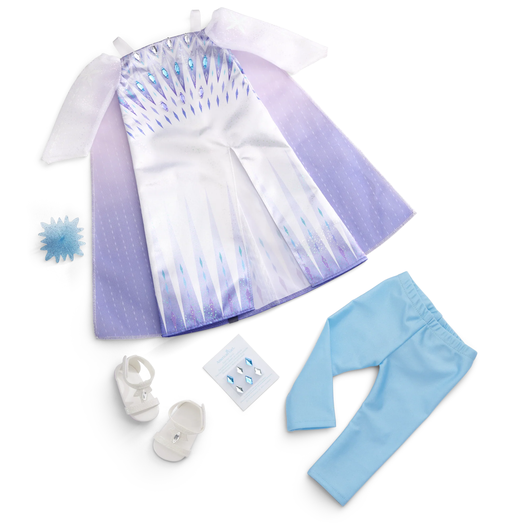 Disney Frozen Snow Queen Elsa Outfit & Accessories for 18-inch Dolls by American Girl®