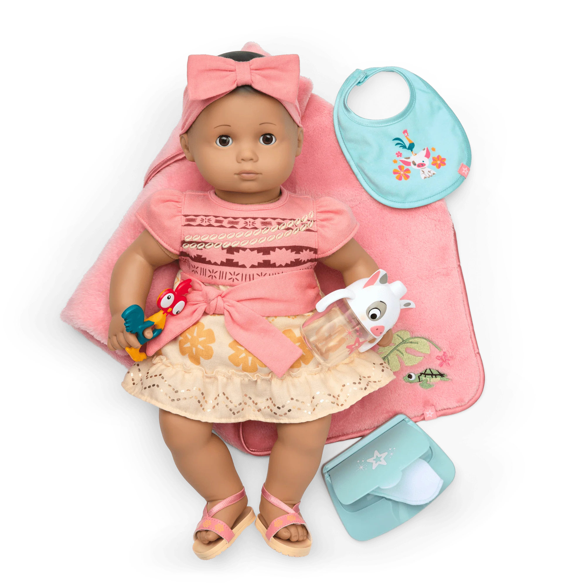 Disney Princess Moana Cuddle & Care Set with Bitty Baby® Doll by American Girl® 3 Disney Princess Moana Cuddle & Care Set with Bitty Baby® Doll by American Girl®
