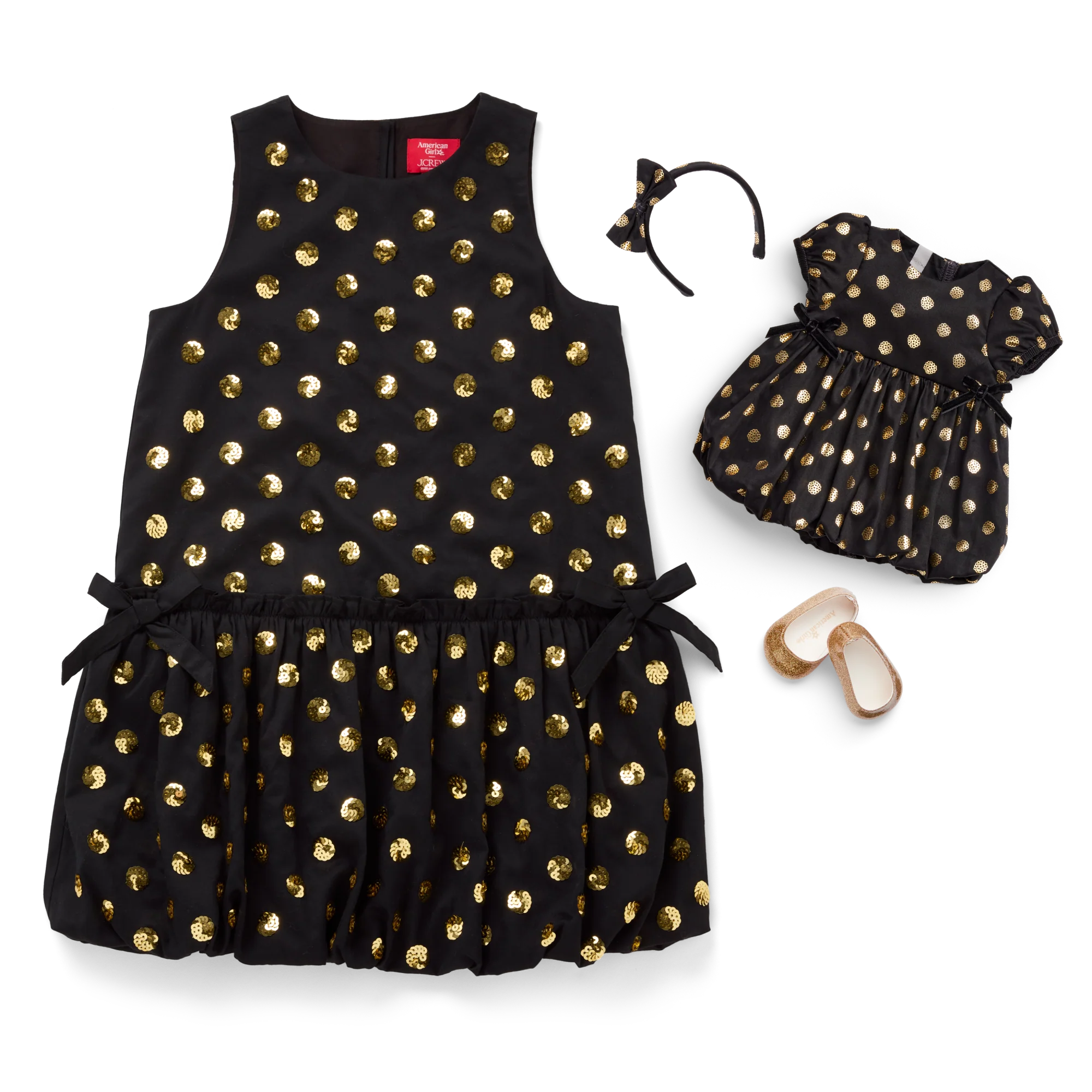 American Girl® x J.Crew Bubble-Skirt Party Outfit Bundle for Little Girls & Bitty Baby® Dolls 2 American Girl® x J.Crew Bubble-Skirt Party Outfit Bundle for Little Girls & Bitty Baby® Dolls