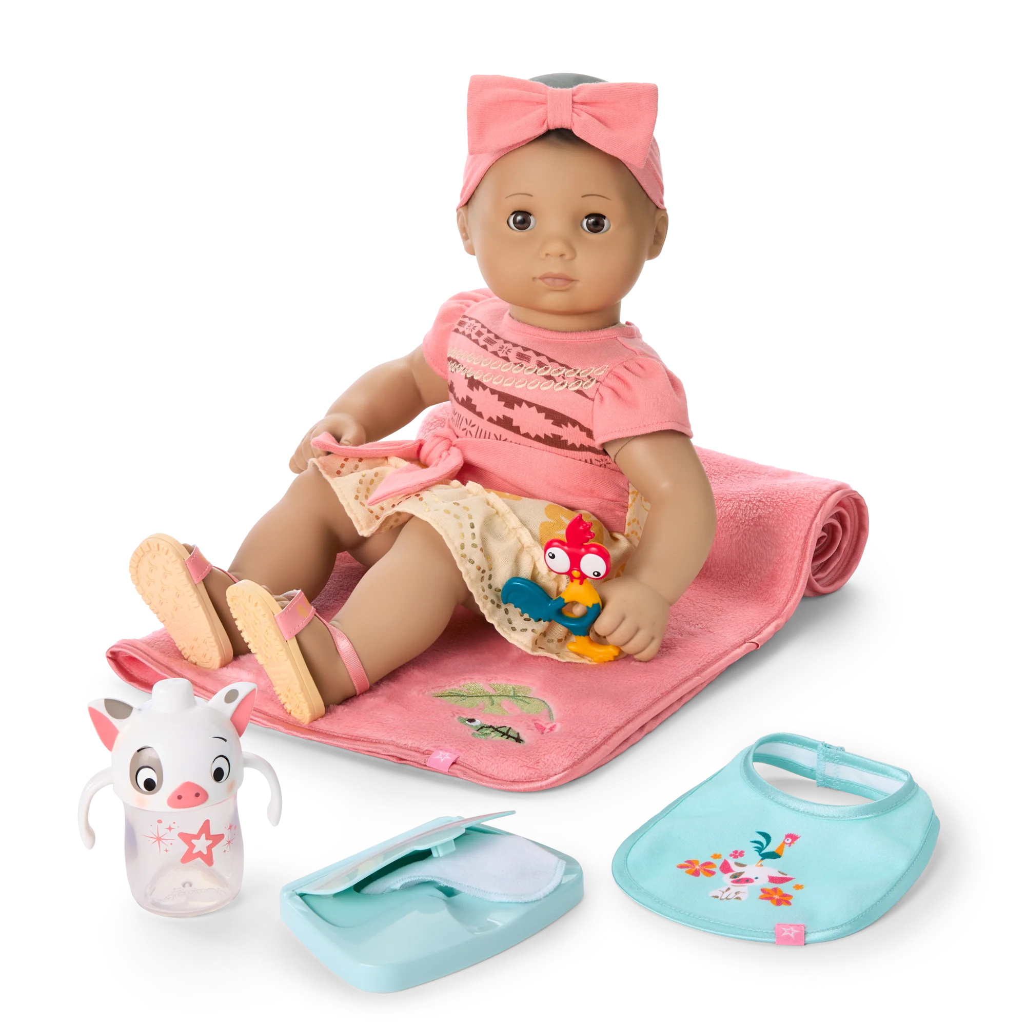 Disney Princess Moana Cuddle & Care Set with Bitty Baby® Doll by American Girl® 1 Disney Princess Moana Cuddle & Care Set with Bitty Baby® Doll by American Girl®