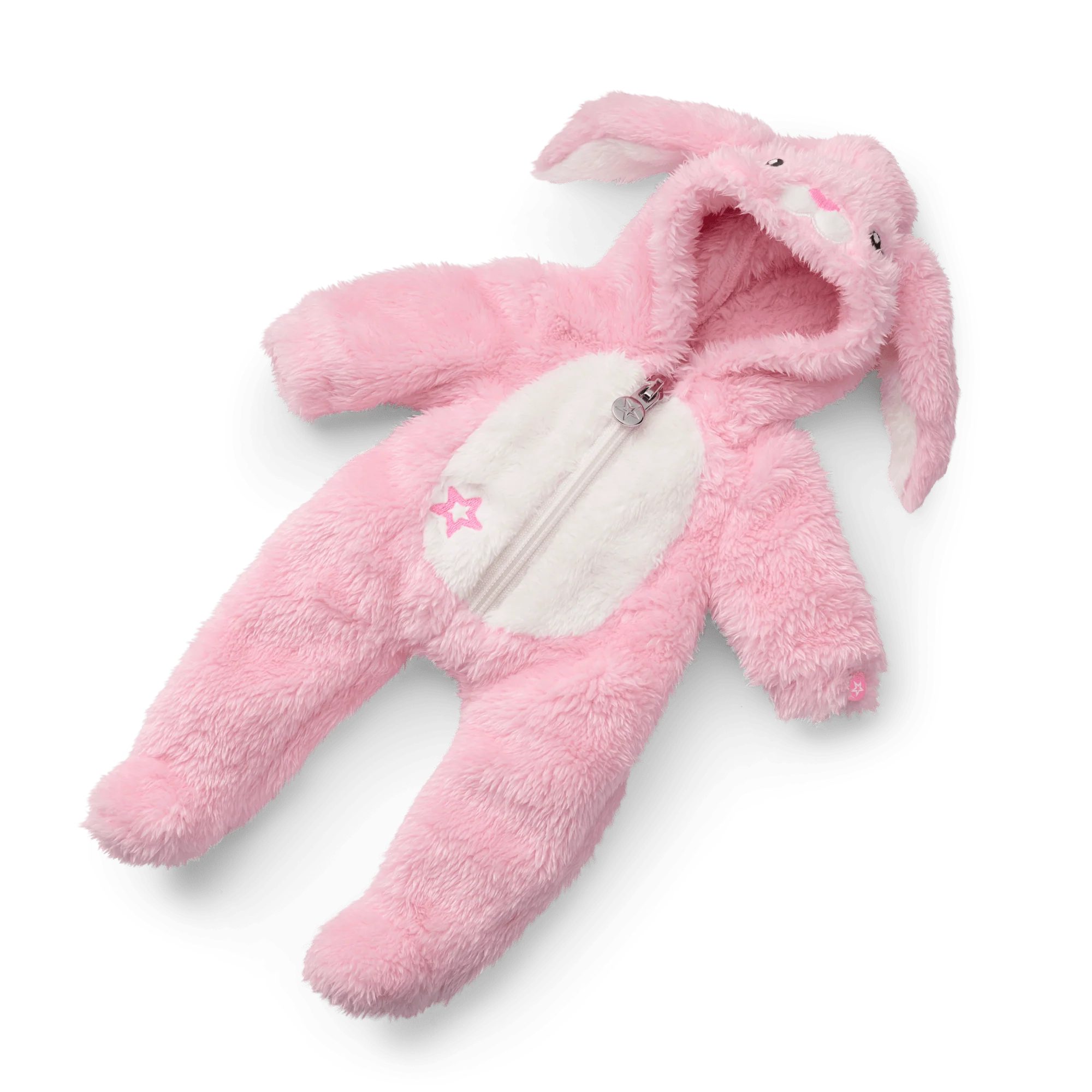 Playful Pink Bunny One-Piece Outfit for Bitty Baby® Dolls 1 Playful Pink Bunny One-Piece Outfit for Bitty Baby® Dolls
