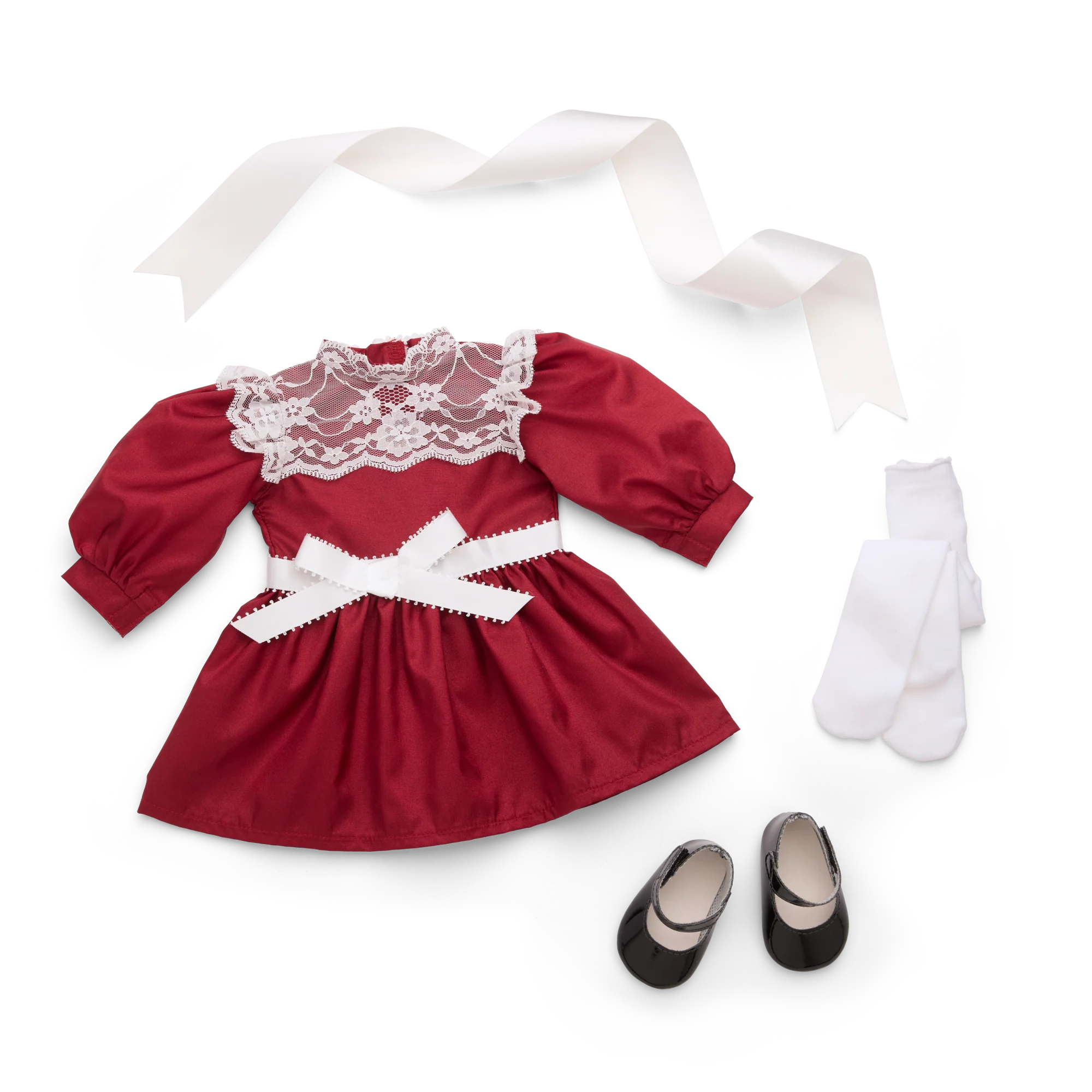 Samantha Parkington™ 18-inch Doll & Cranberry Party Dress Bundle (Historical Characters) 7 Samantha Parkington™ 18-inch Doll & Cranberry Party Dress Bundle (Historical Characters)