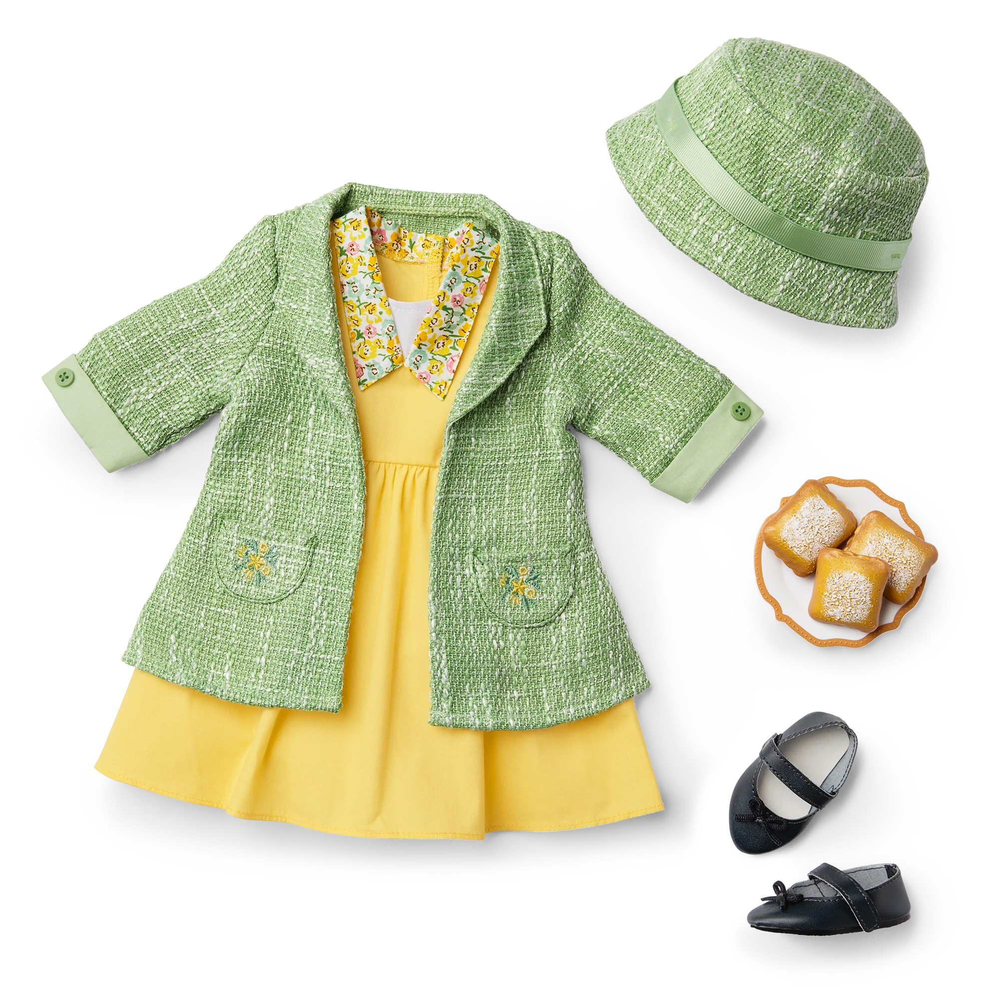 American Girl® Disney Princess Tiana Work Dress & Accessories for 18-inch Dolls