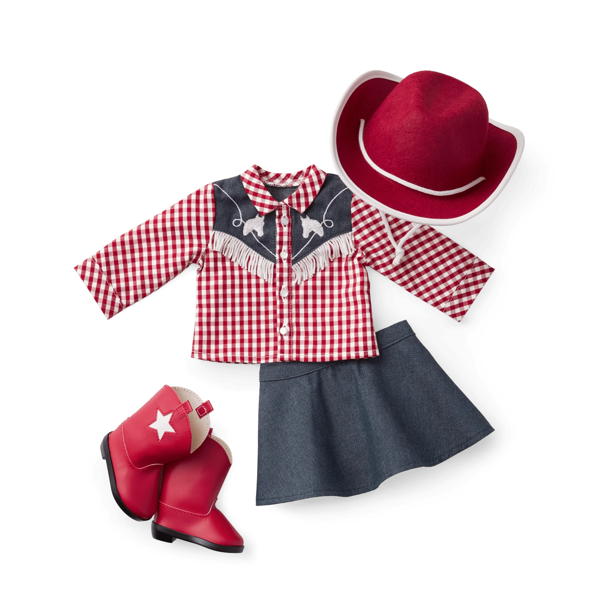 Maryellen's™ Cowgirl Costume for 18-inch Dolls (Historical Characters)