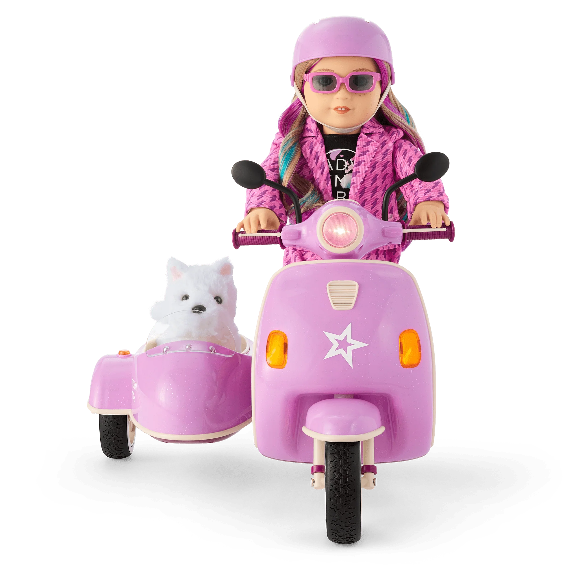 Hit the Road Scooter & Sidecar for 18-inch Dolls 13 Hit the Road Scooter & Sidecar for 18-inch Dolls