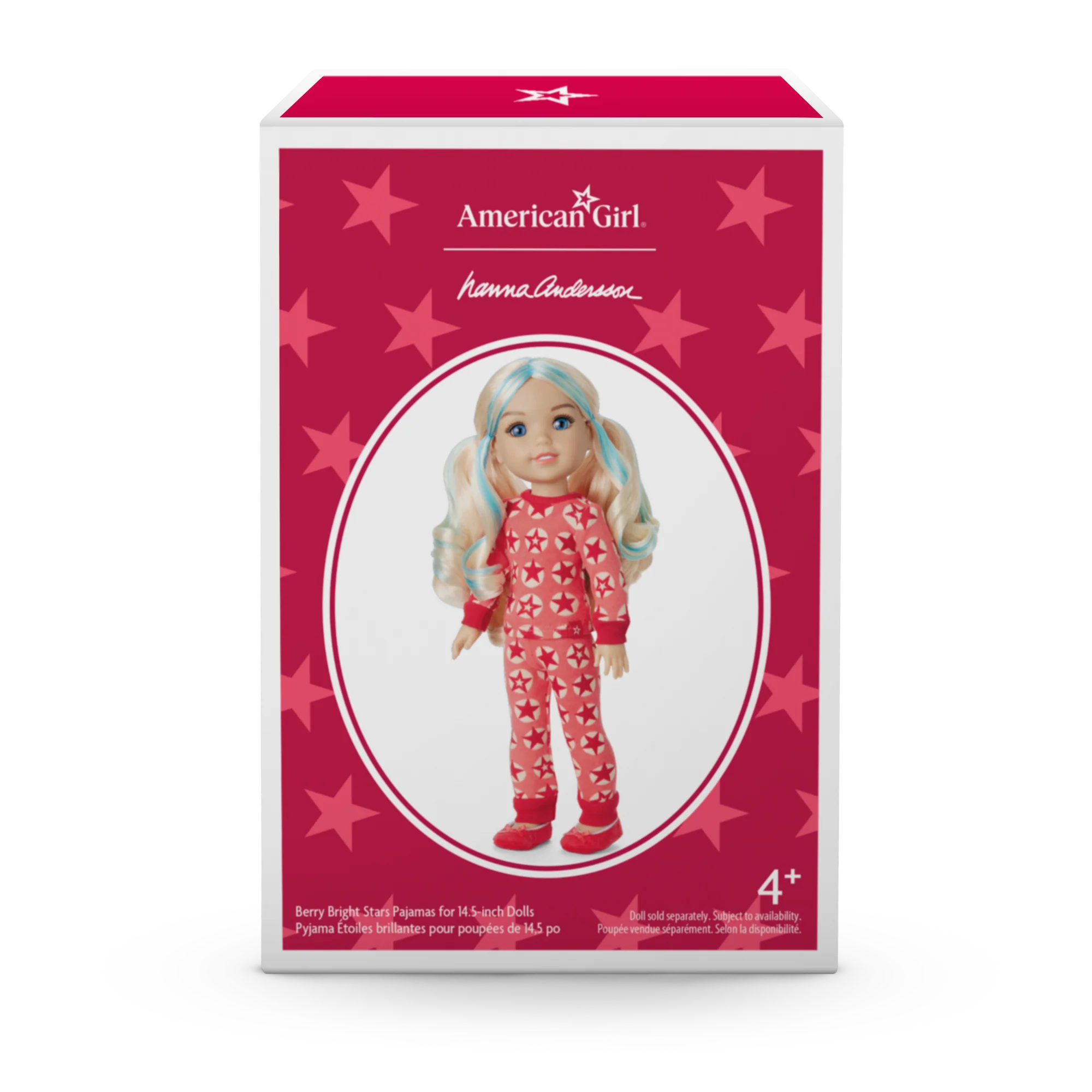 American Girl® x Hanna Andersson Berry Bright Stars Pajamas for 14.5-inch Dolls 7 American Girl® x Hanna Andersson Berry Bright Stars Pajamas for 14.5-inch Dolls