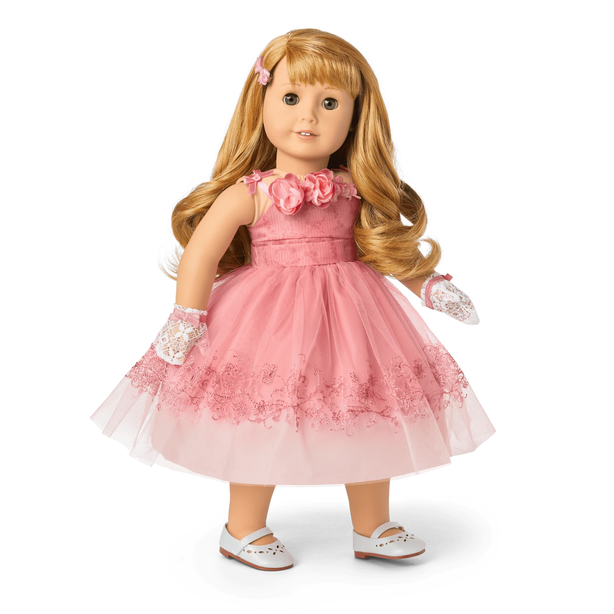 Maryellen’s™ Pretty Pink Dress for 18-inch Dolls (Historical Characters)