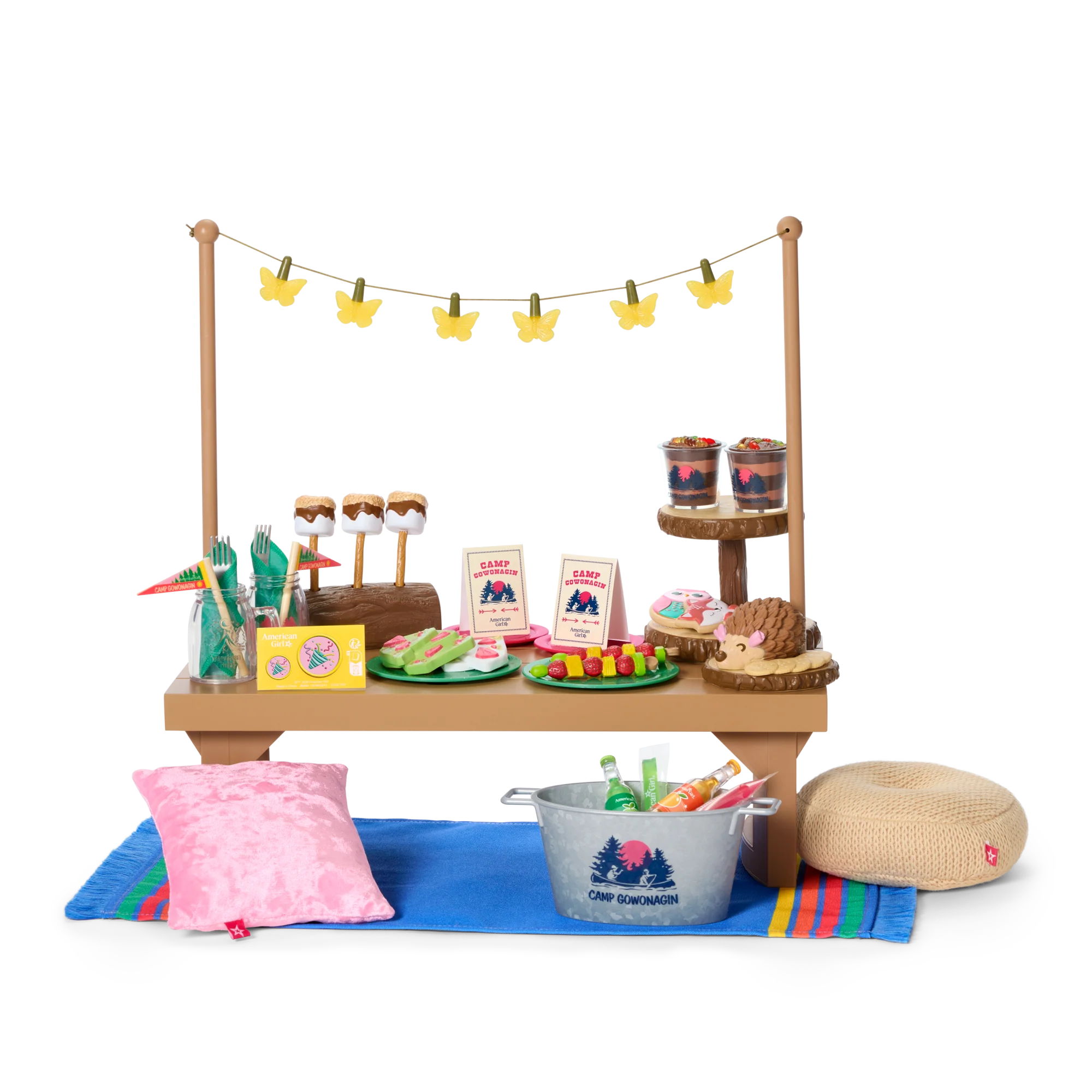 Daisy Davenport’s™ Party Table & Snacks for 18-inch Dolls (Girl of the Year™ 2027)