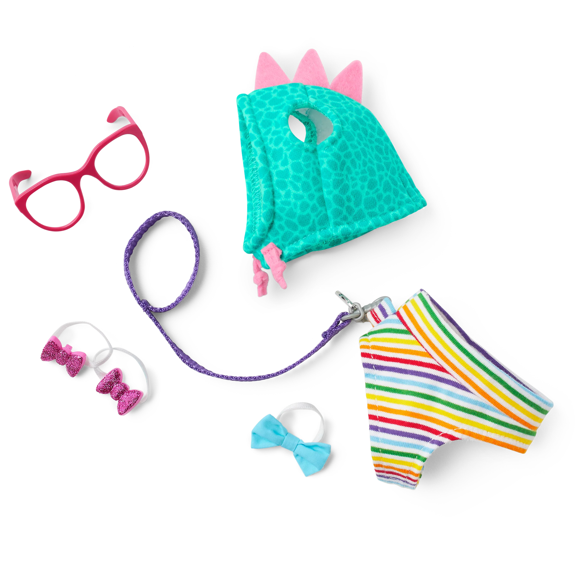 Purrpley Pink Kitty Cat for 18-inch Dolls & Fancy Pet Fashion Accessories 2 Purrpley Pink Kitty Cat for 18-inch Dolls & Fancy Pet Fashion Accessories