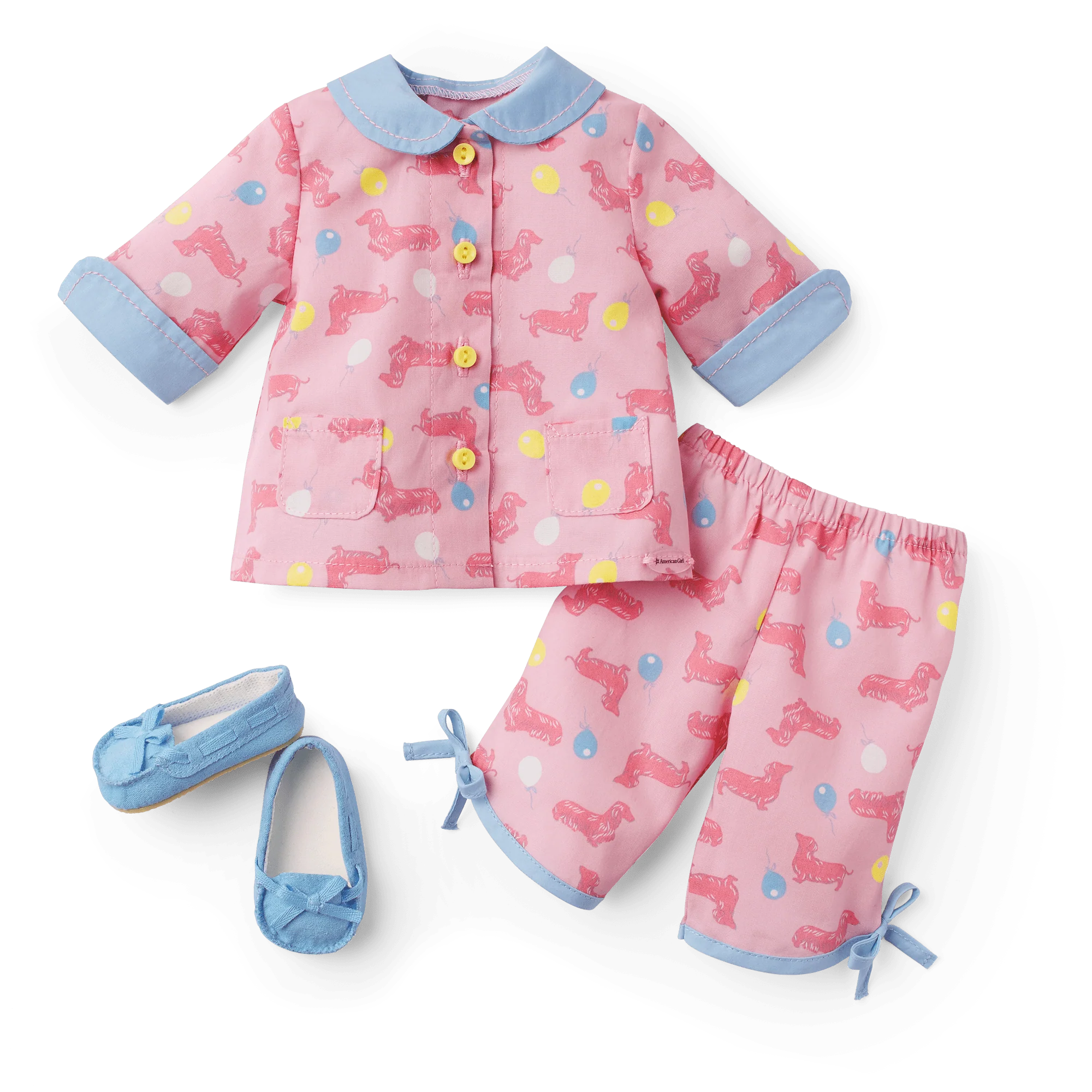 Maryellen’s™ Dachshund Pajamas for 18-inch Dolls (Historical Characters) 1 Maryellen’s™ Dachshund Pajamas for 18-inch Dolls (Historical Characters)