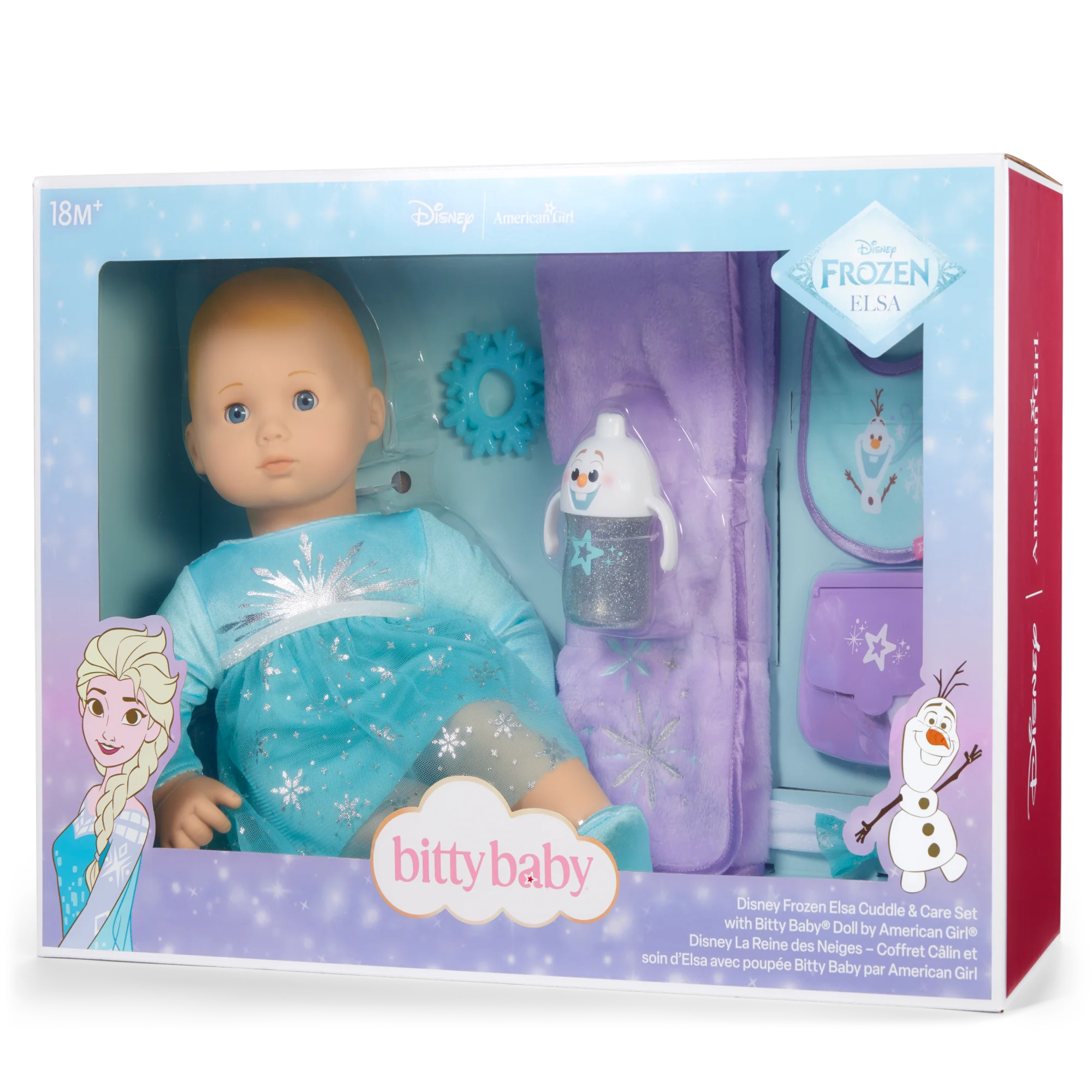 Disney Frozen Elsa Cuddle & Care Set with Bitty Baby® Doll by American Girl® 12 Disney Frozen Elsa Cuddle & Care Set with Bitty Baby® Doll by American Girl®