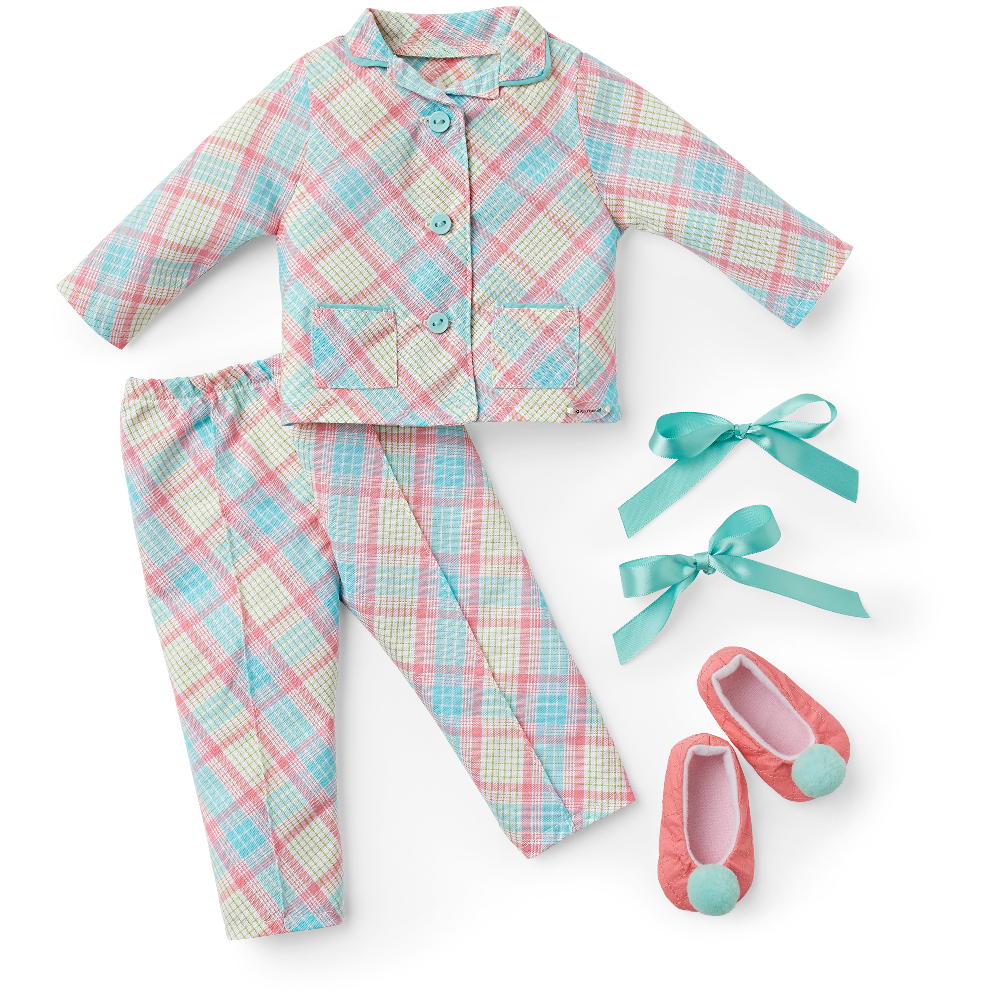 Melody’s™ Plaid Pajamas for 18-inch Dolls (Historical Characters)