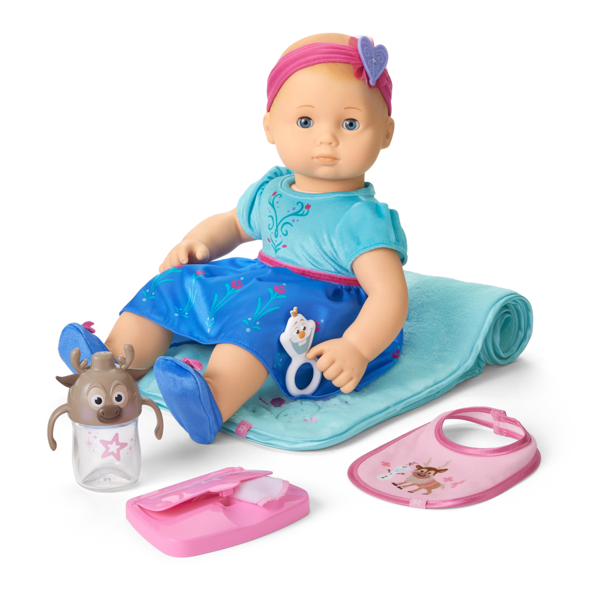 Disney Frozen Anna Cuddle & Care Set with Bitty Baby® Doll by American Girl® 1 Disney Frozen Anna Cuddle & Care Set with Bitty Baby® Doll by American Girl®