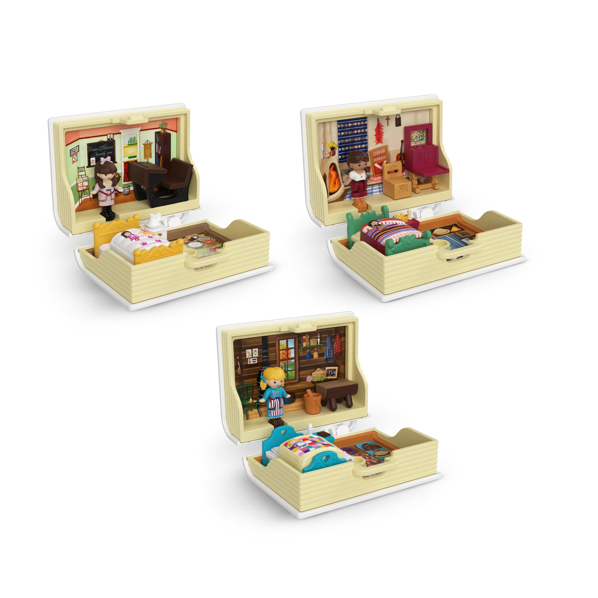 Polly Pocket™ x American Girl® Compact 3-Pack Set