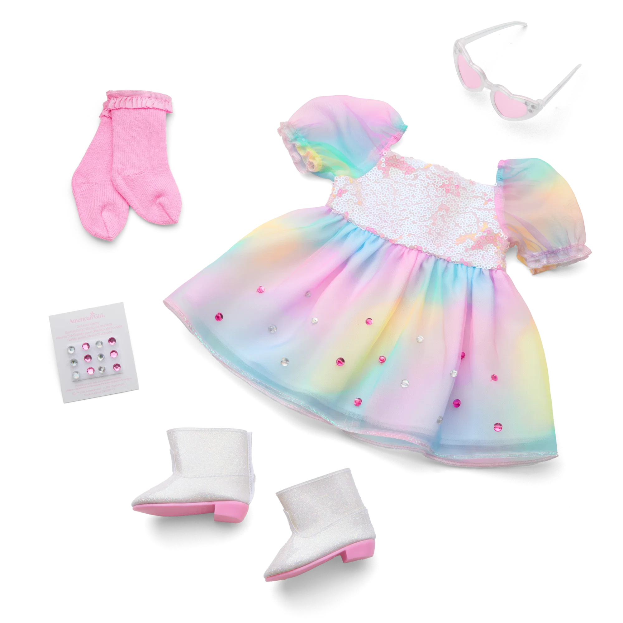 October Opal Obsession Outfit for 18-inch Dolls 1 October Opal Obsession Outfit for 18-inch Dolls