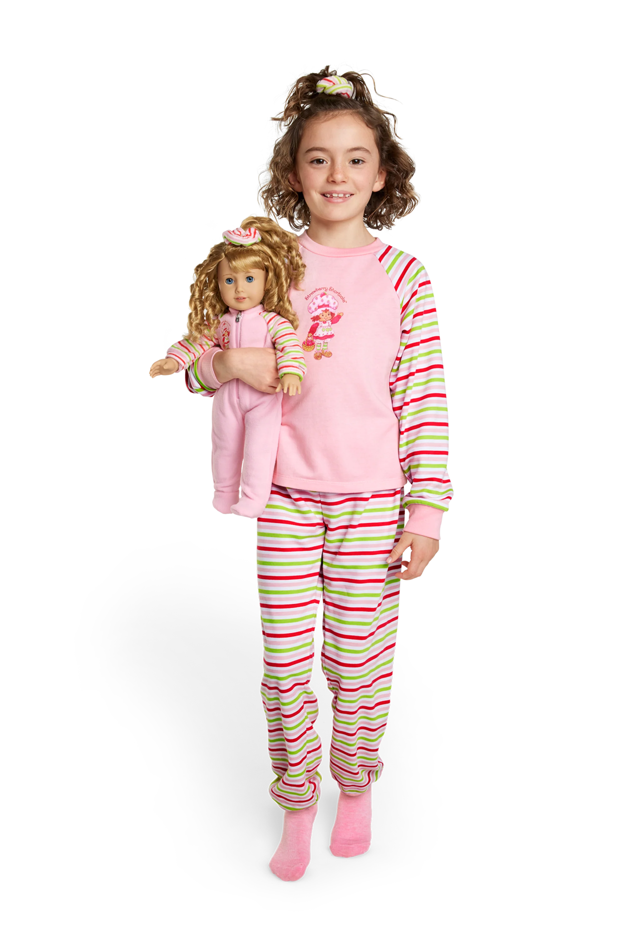 Courtney’s™ Strawberry Shortcake™ PJs for Girls & 18-inch Dolls (Historical Characters)