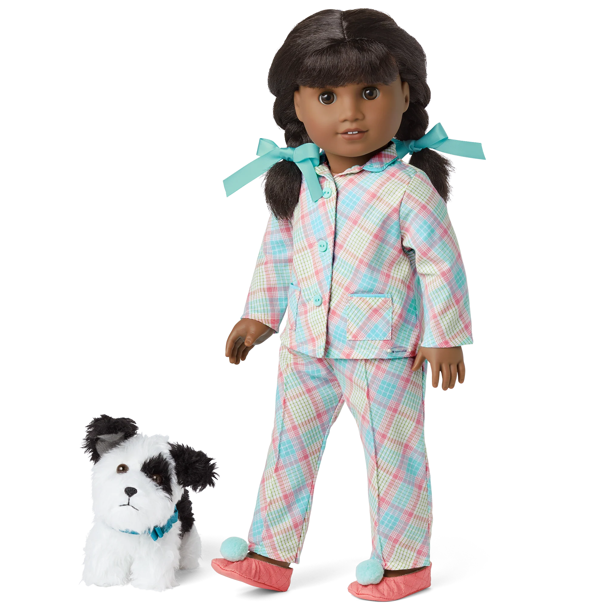 Melody’s™ Plaid Pajamas & Dog (Historical Characters)