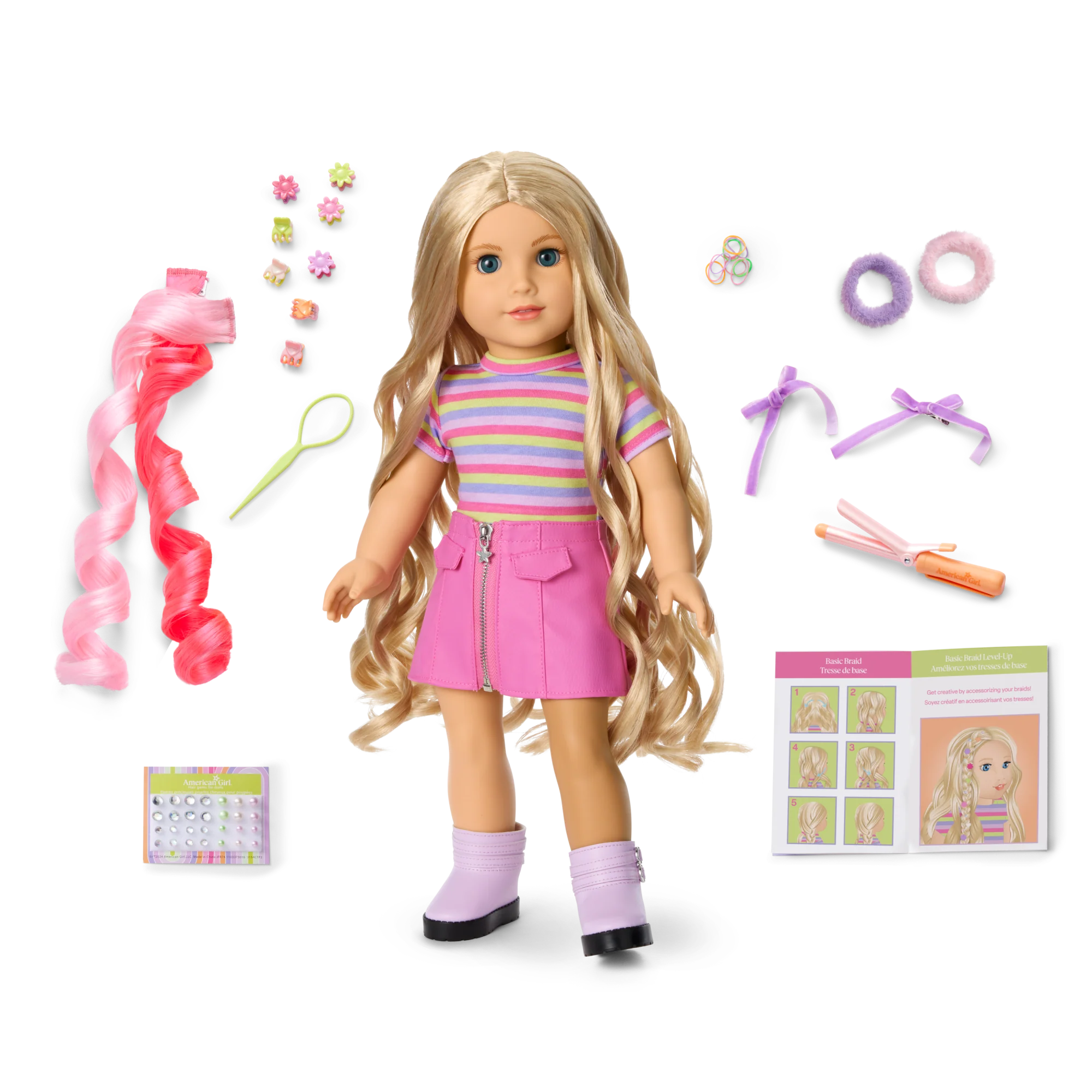 Long Hair Looks™ by Truly Me™ 18-inch Doll #133 & hair accessories