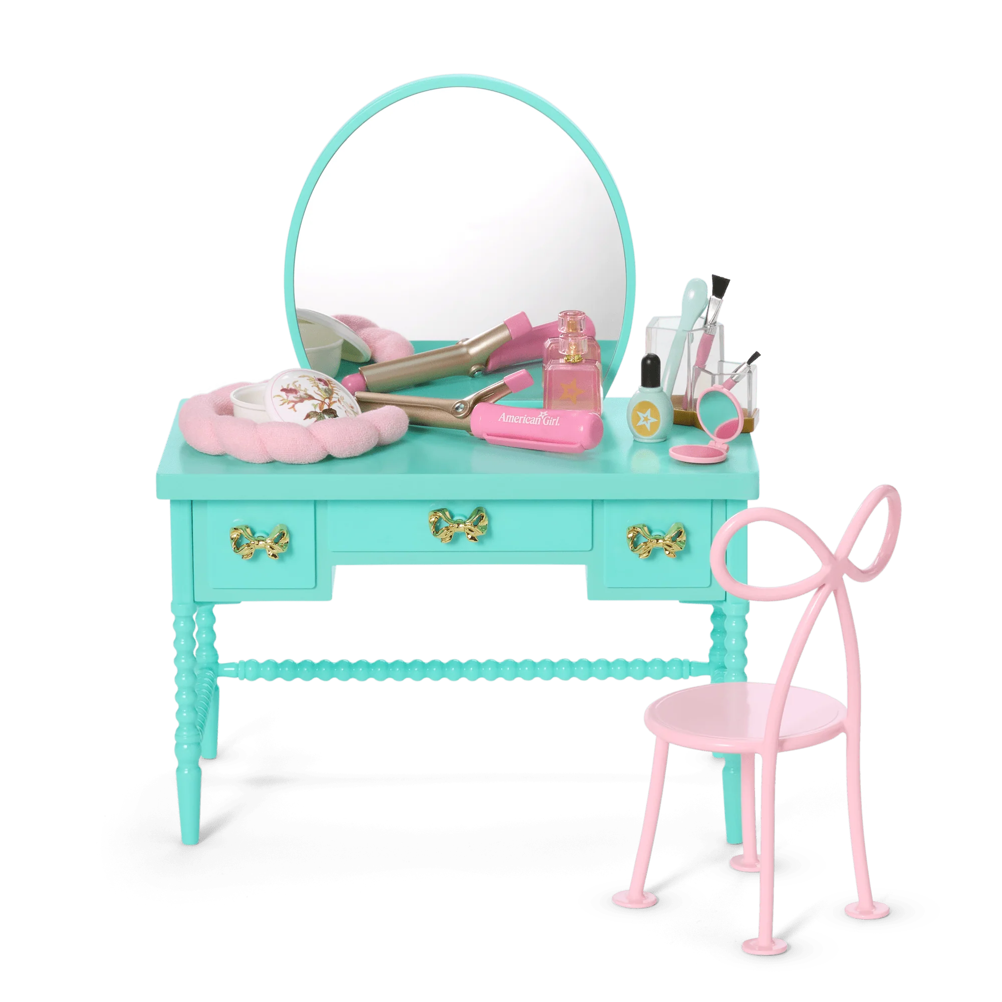 Raquel’s™ Vintage Vanity for 18-inch Dolls (Girl of the Year™ 2026)